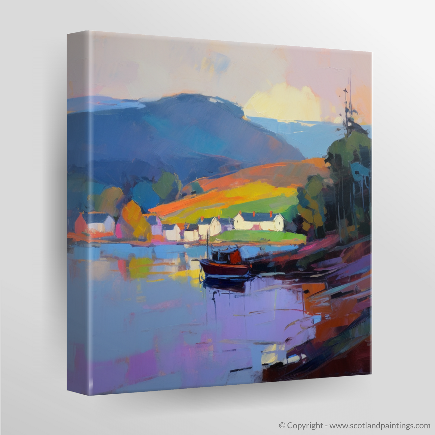 Tobermory Harbour Dusk Embrace