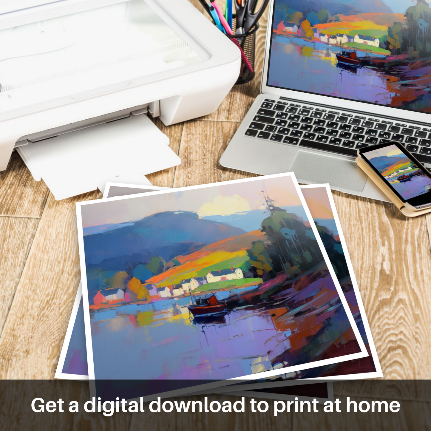 Tobermory Harbour Dusk Embrace