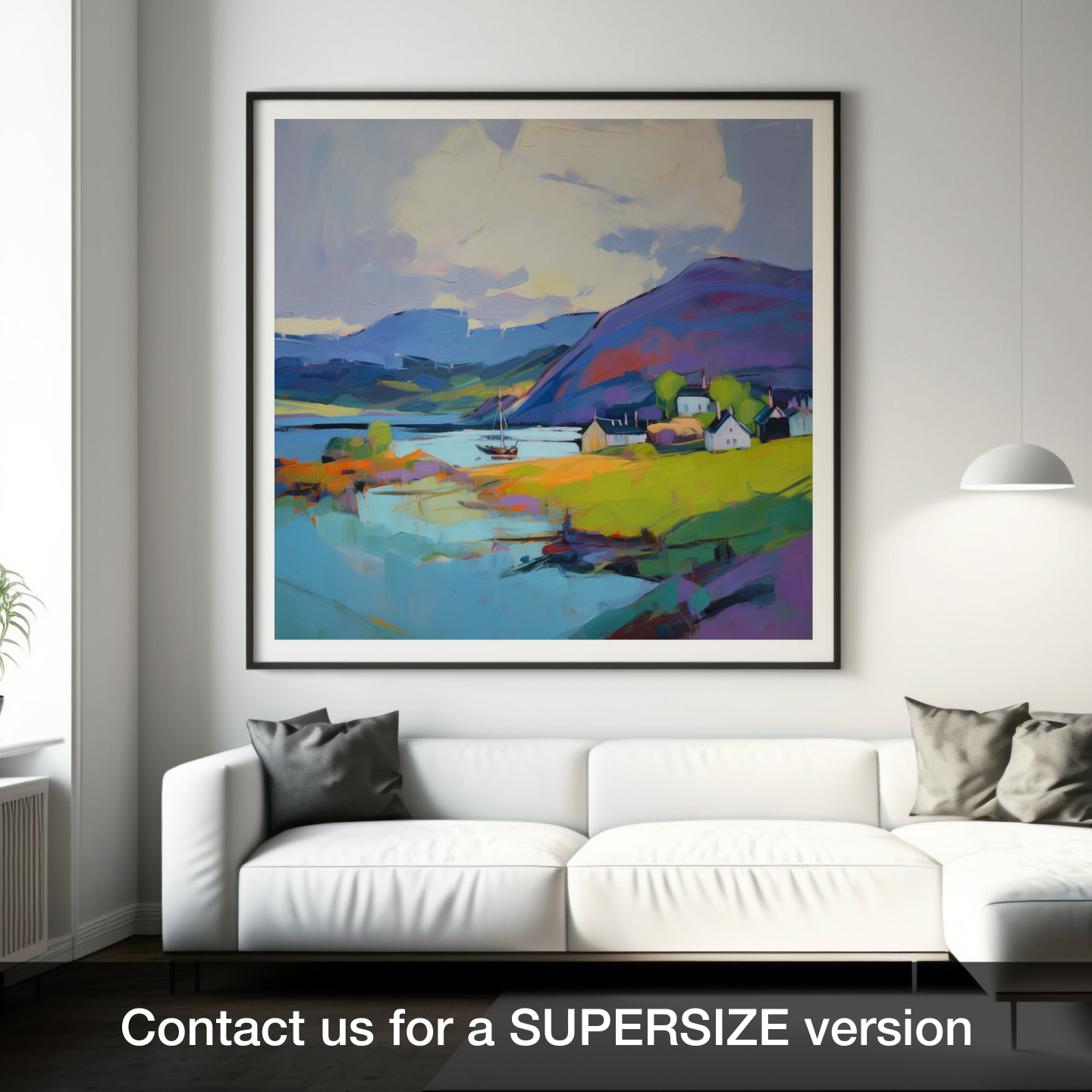 Storm Over Gairloch Harbour: A Modern Tribute to Scottish Beauty and Power