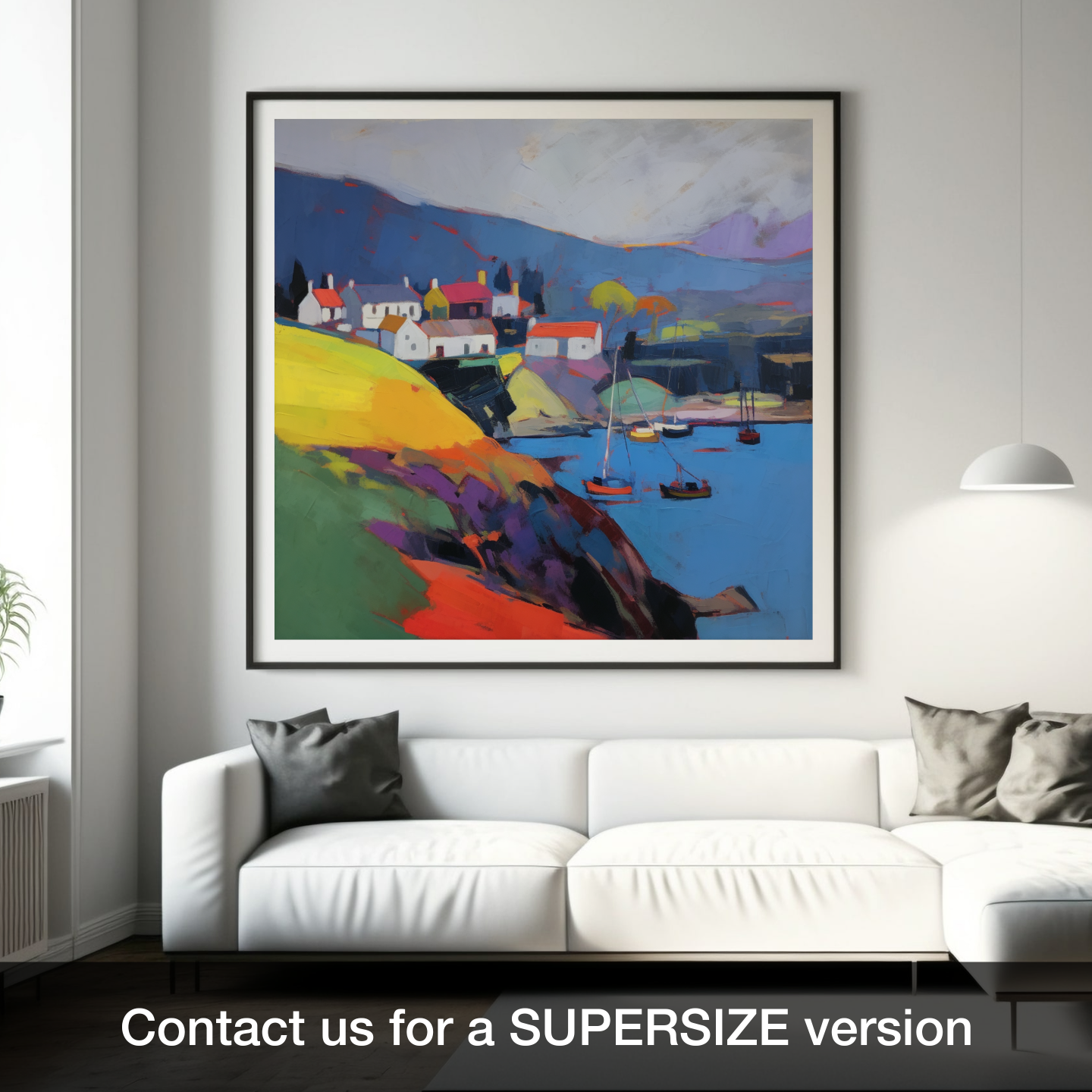 Storm's Embrace: An Abstract Ode to Pittenweem Harbour