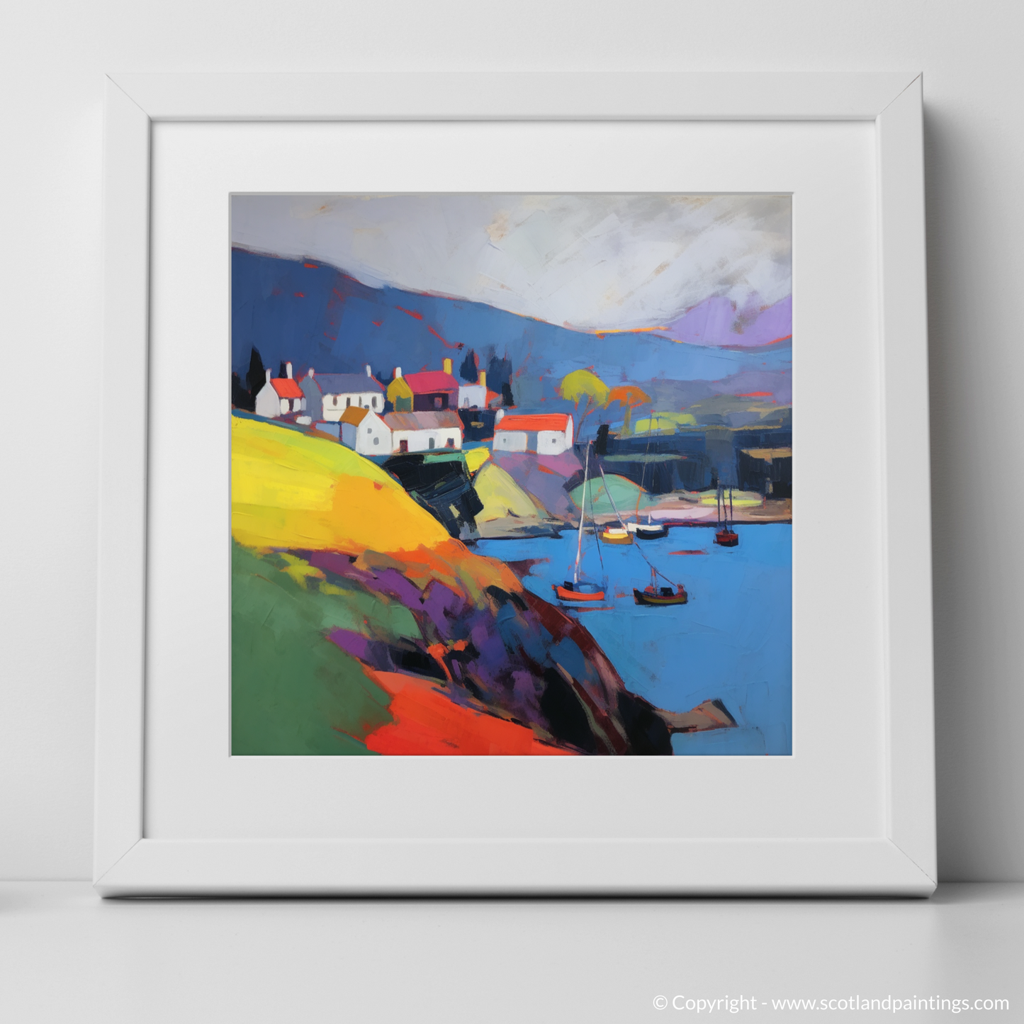 Storm's Embrace: An Abstract Ode to Pittenweem Harbour