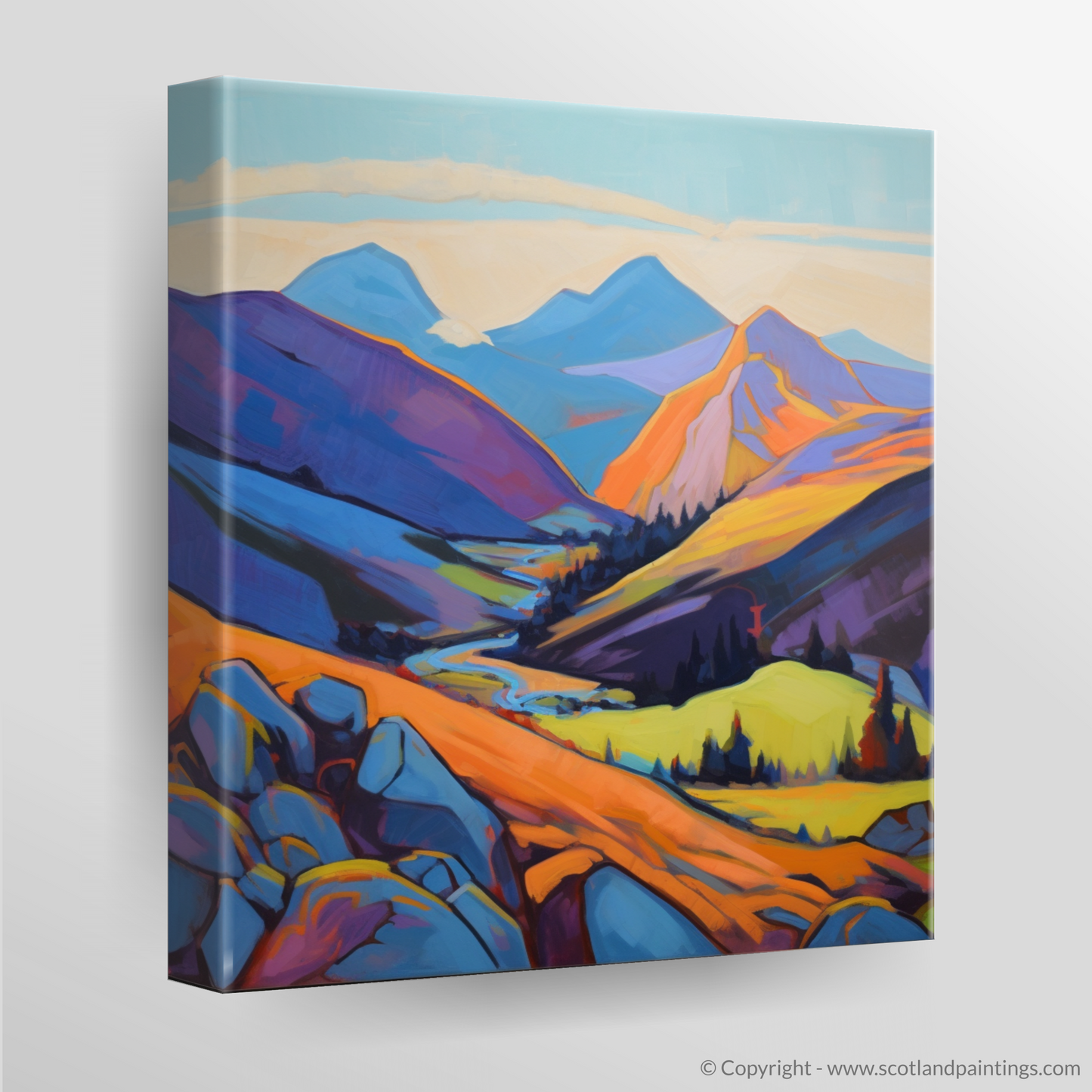 Cubist Rhapsody of Meall Garbh (Ben Lawers)