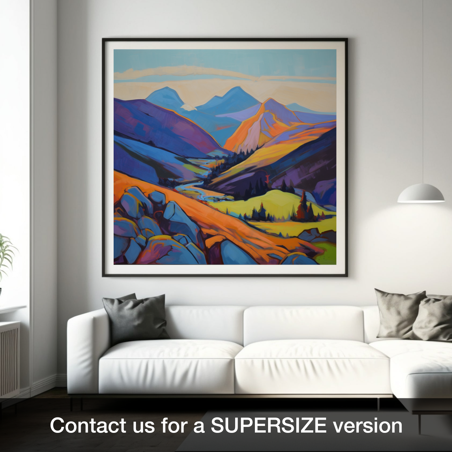 Cubist Rhapsody of Meall Garbh (Ben Lawers)