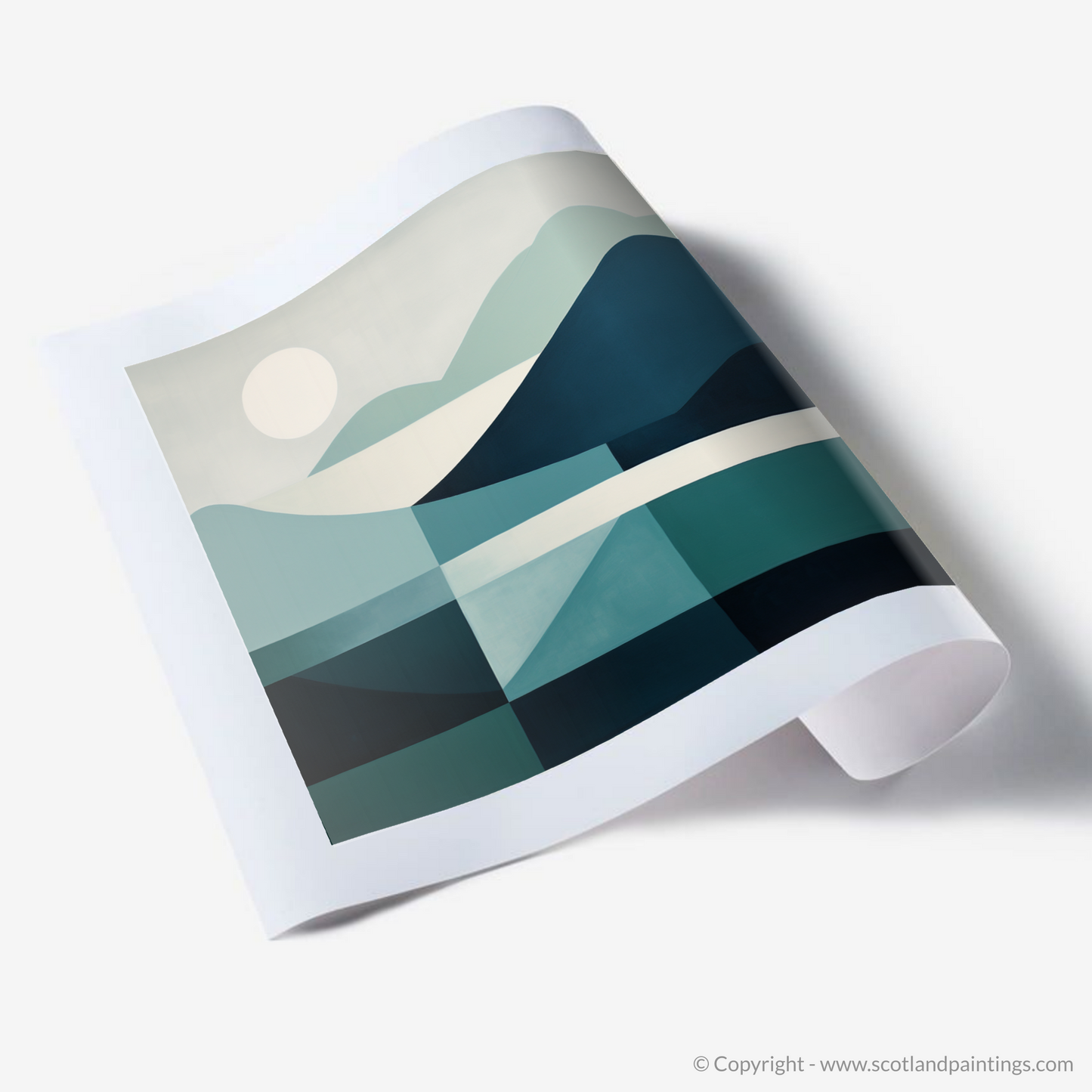 Glencoe Serenity: A Minimalist Homage to the Scottish Highlands