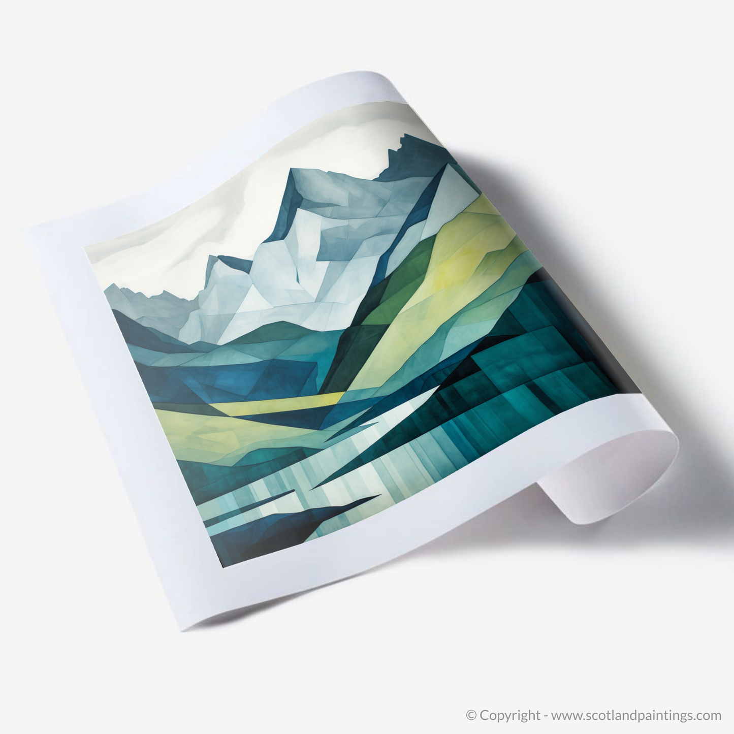 Serenity in Shapes: Glen Coe Reimagined