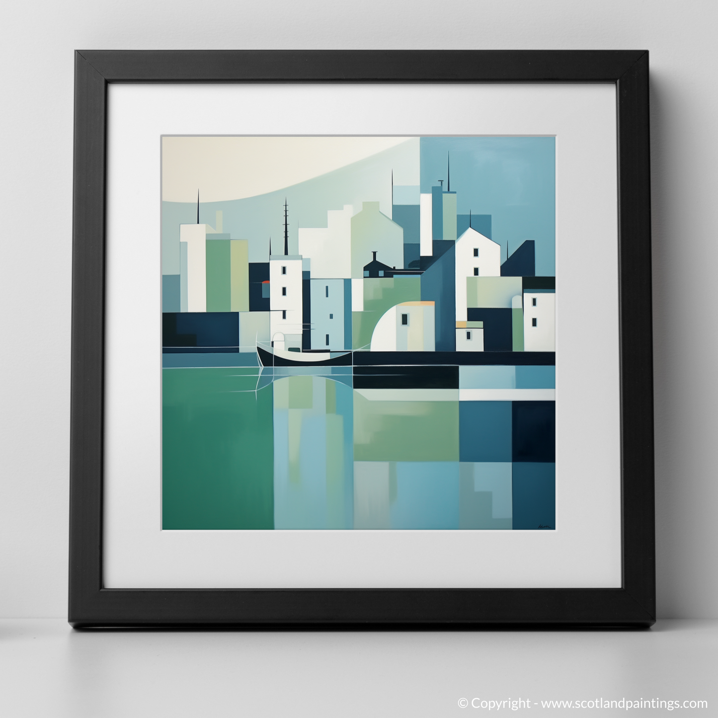 Oban Harbour Serenity: A Minimalist Coastal Gem