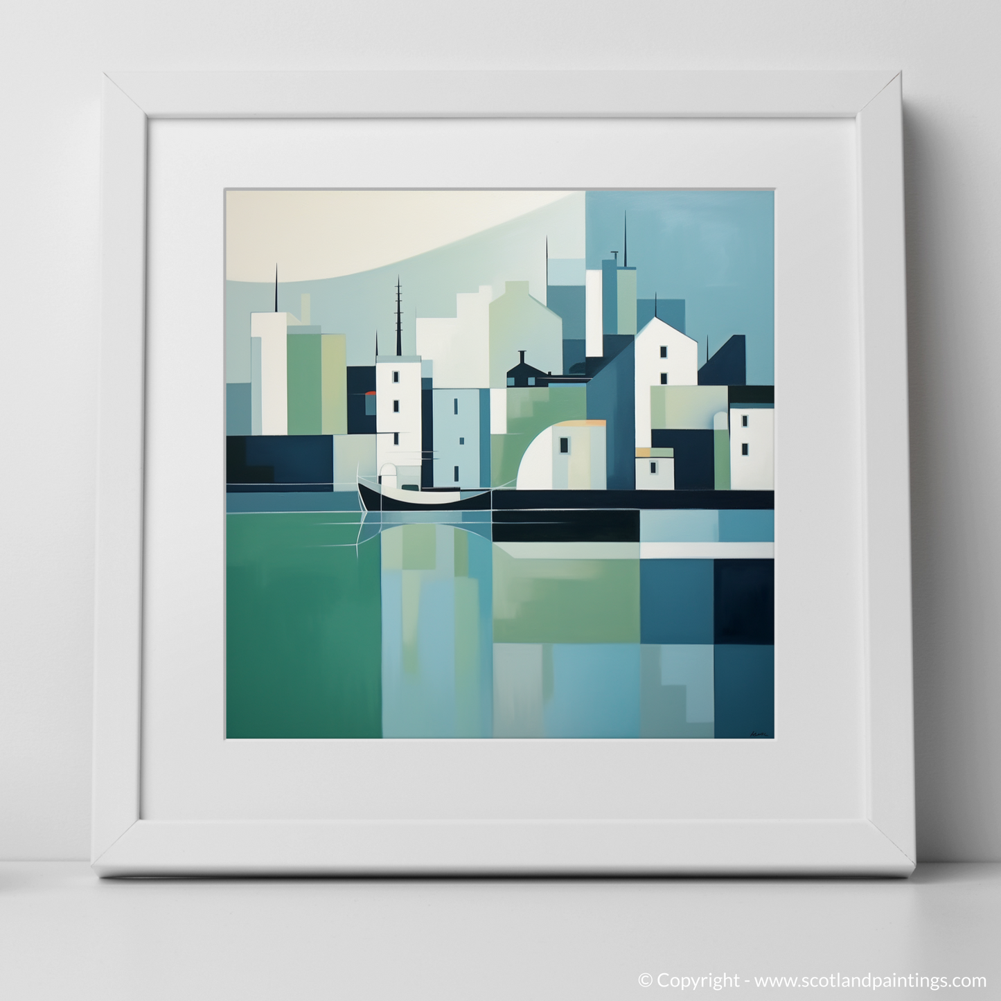 Oban Harbour Serenity: A Minimalist Coastal Gem