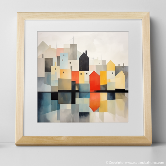 Portree Harbour Essence: A Modern Minimalist Interpretation