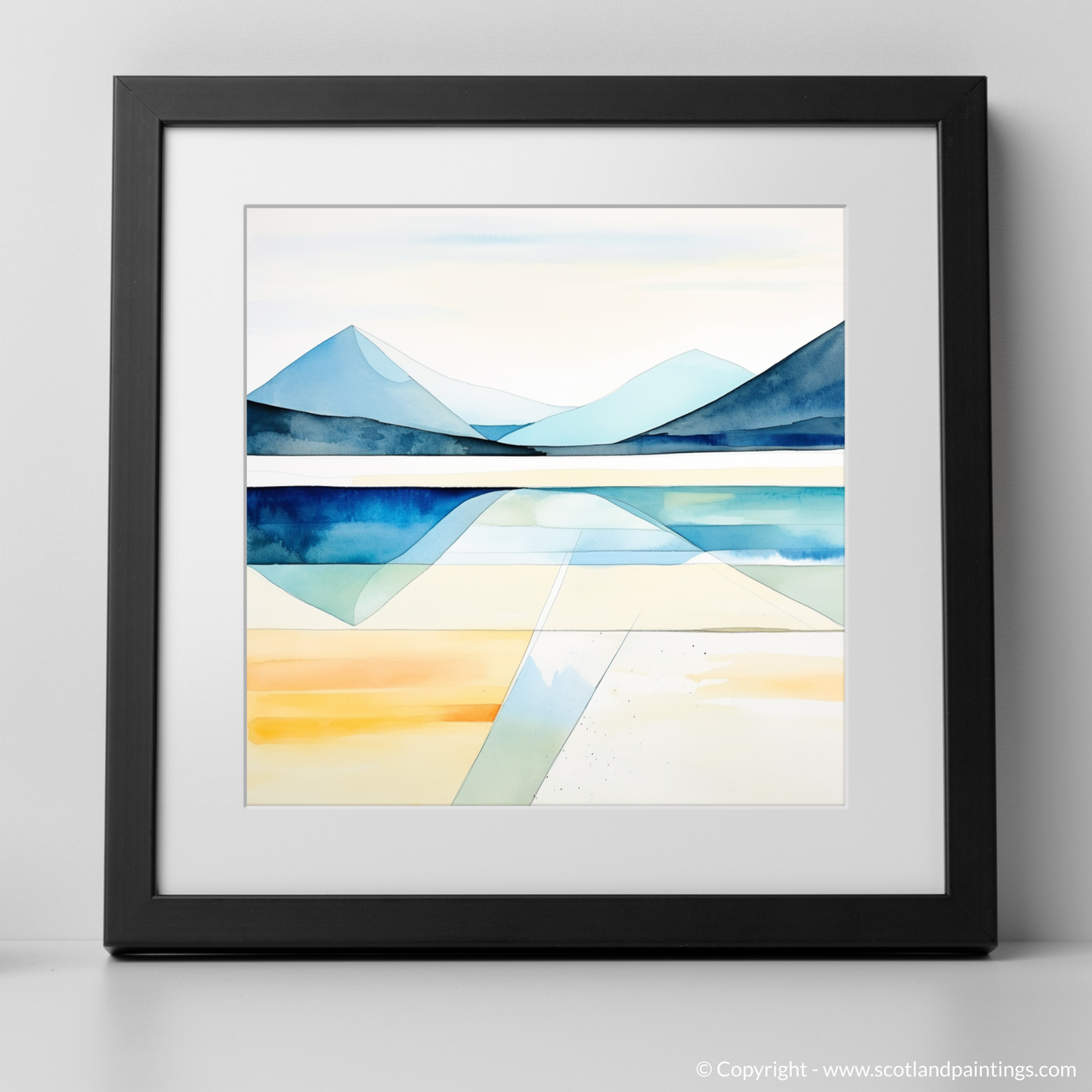 Serenity of Luskentyre Sands: A Minimalist Tribute to Isle of Harris Beauty