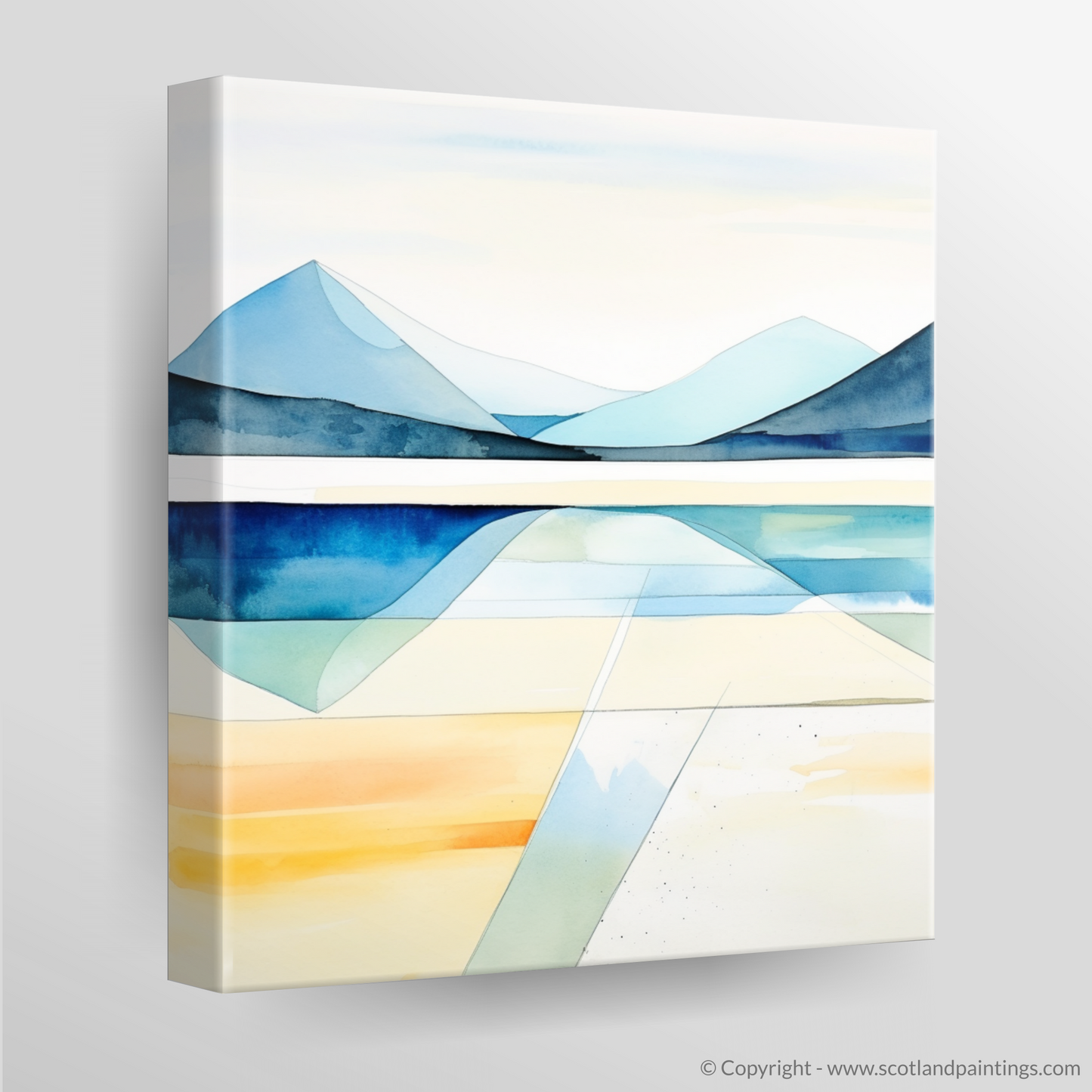 Serenity of Luskentyre Sands: A Minimalist Tribute to Isle of Harris Beauty