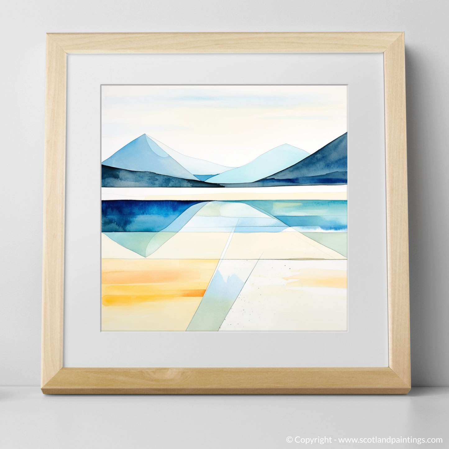 Serenity of Luskentyre Sands: A Minimalist Tribute to Isle of Harris Beauty