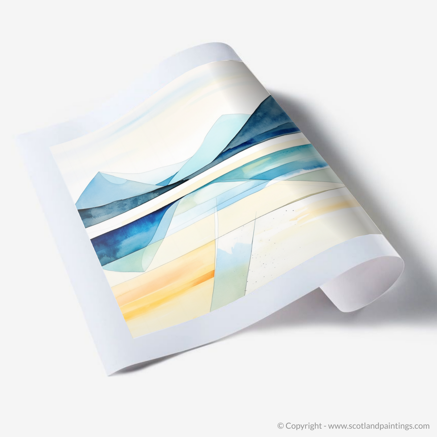 Serenity of Luskentyre Sands: A Minimalist Tribute to Isle of Harris Beauty