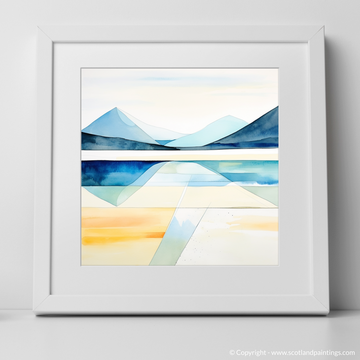 Serenity of Luskentyre Sands: A Minimalist Tribute to Isle of Harris Beauty