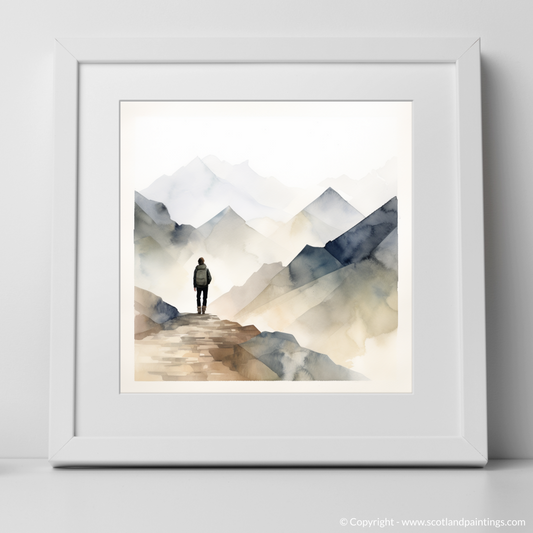 Solitary Trek through Majestic Glencoe