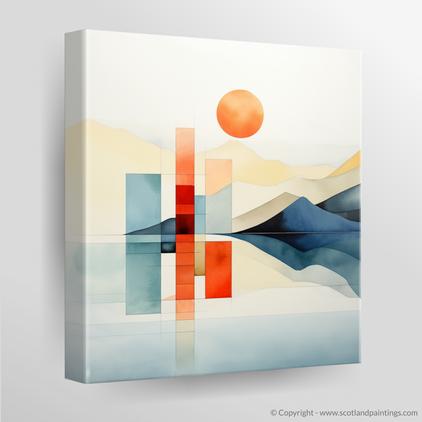 Highland Serenity: A Minimalist Tribute to Loch Morar