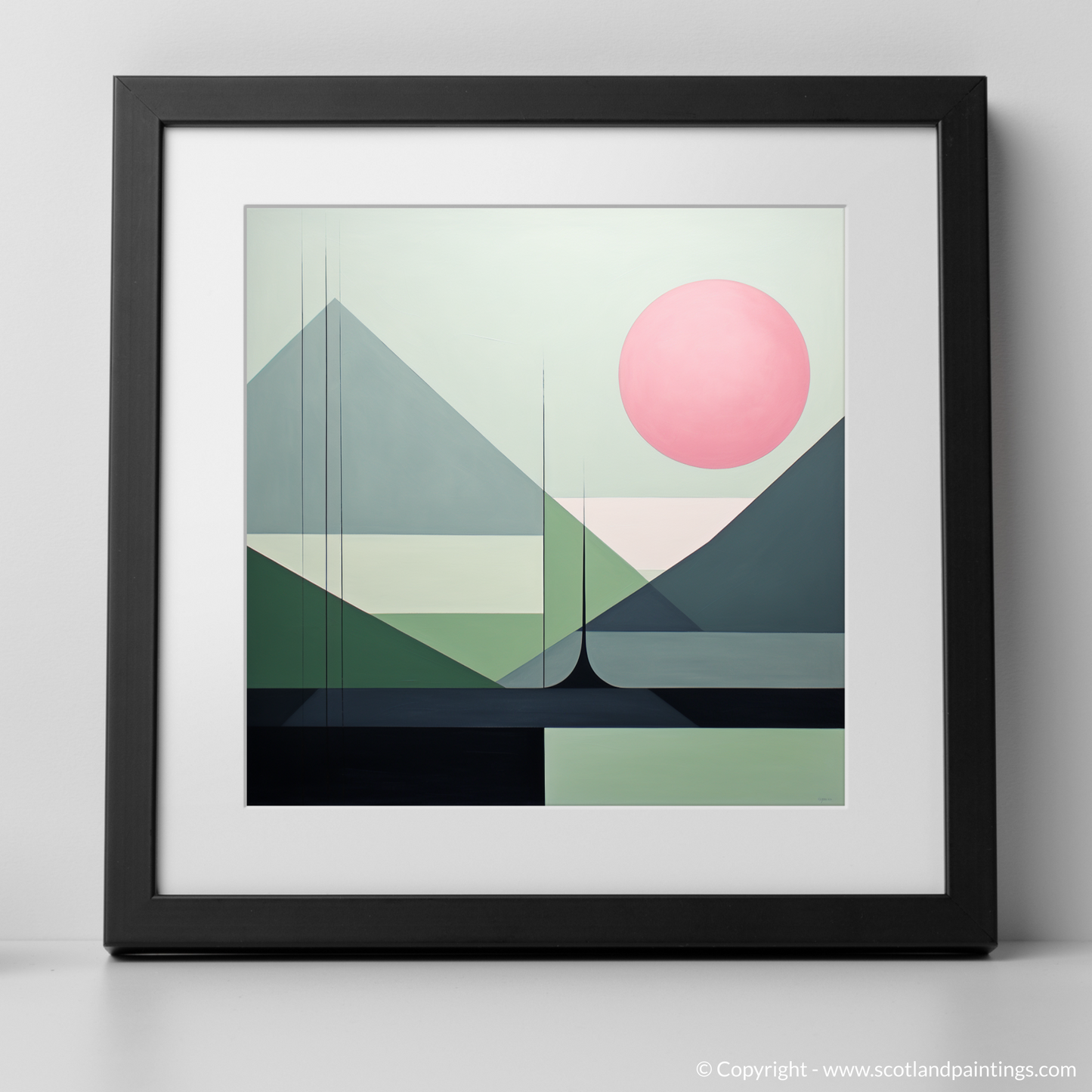 Glen Etive Reimagined: A Minimalist Ode to Nature