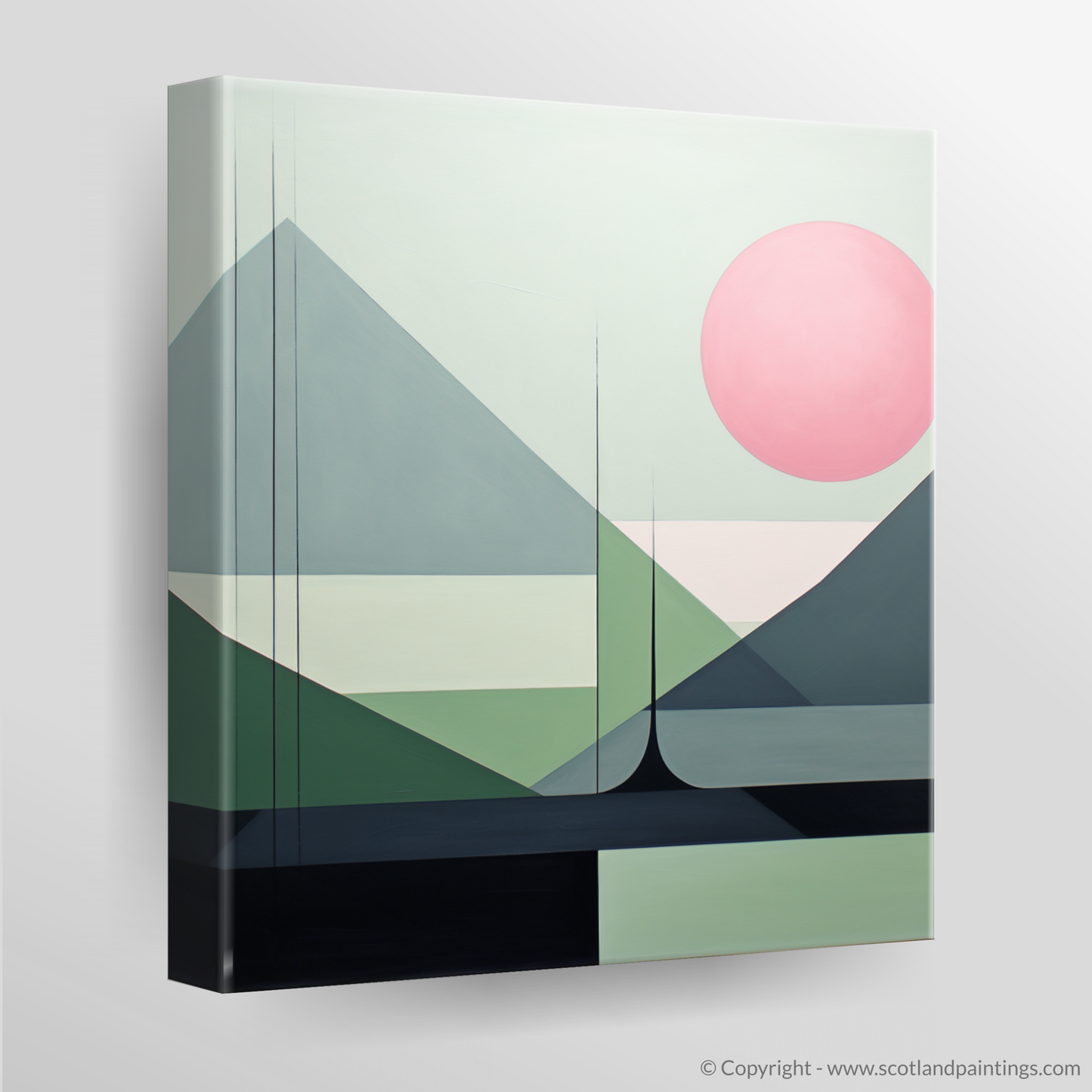 Glen Etive Reimagined: A Minimalist Ode to Nature