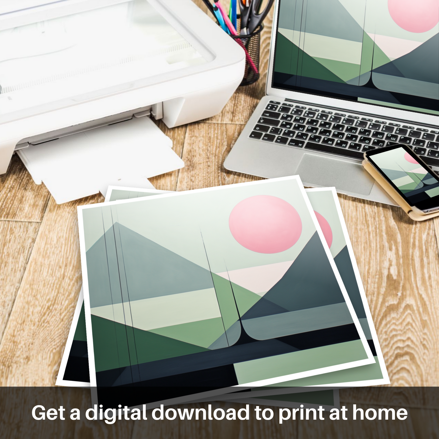 Glen Etive Reimagined: A Minimalist Ode to Nature