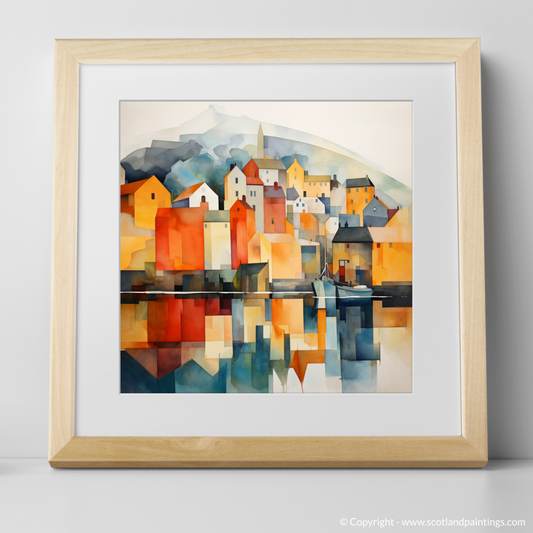 Portree Harbour Essence: A Modern Minimalist Symphony