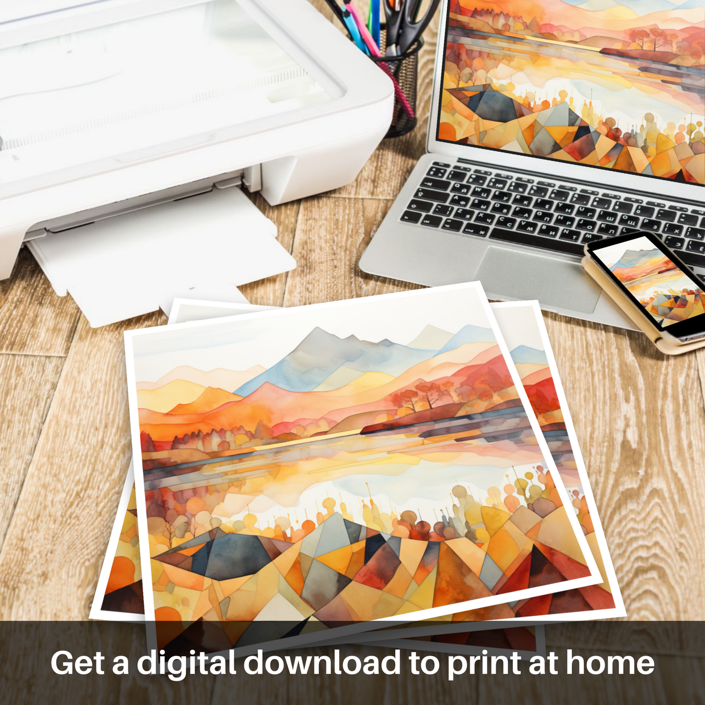 Isle of Mull Essence: A Harmonious Blend of Colour and Form