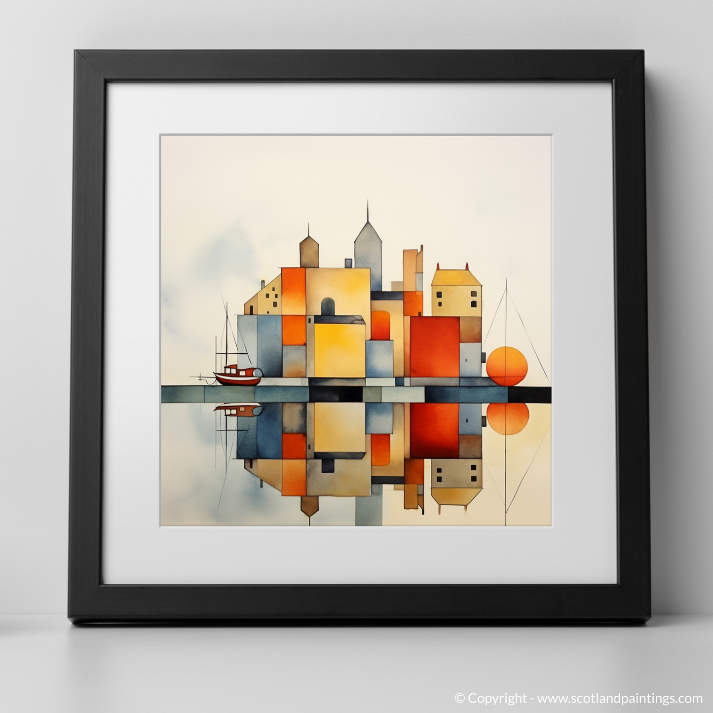 Kirkwall Harbour's Quietude: A Minimalist Reflection