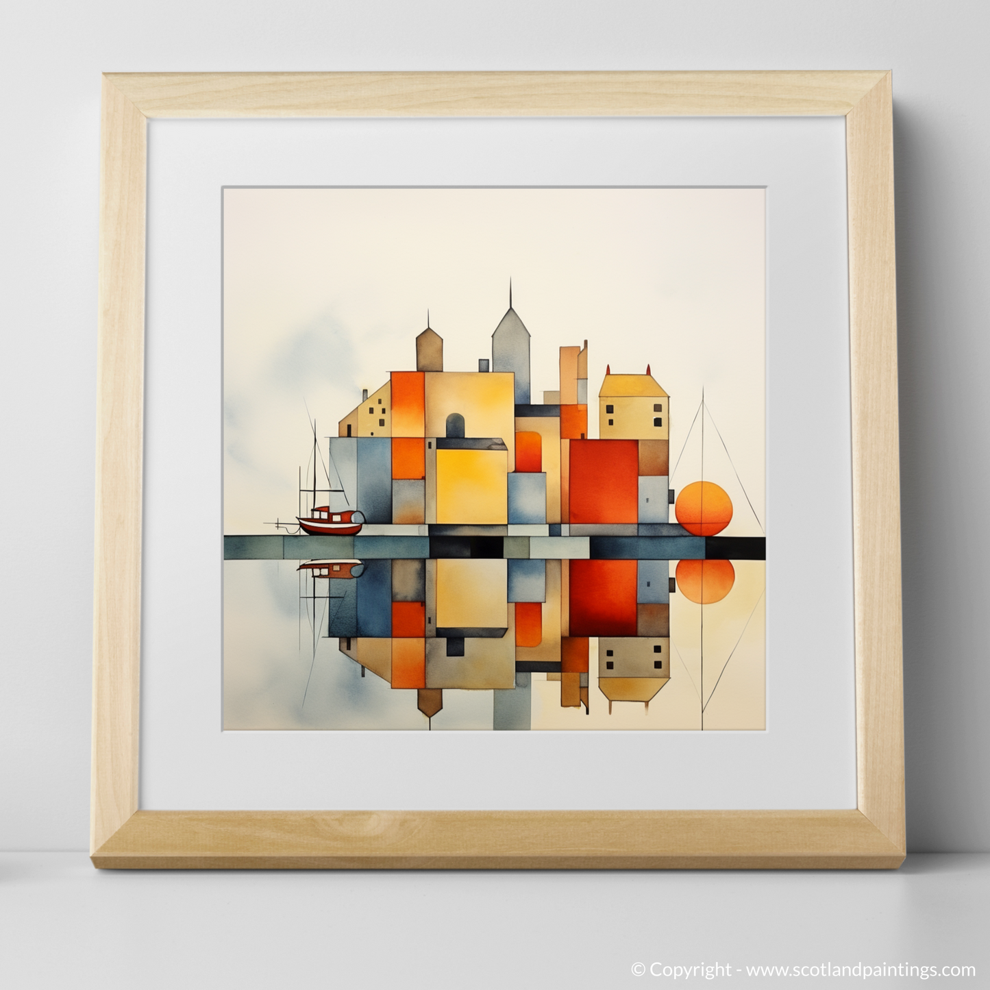 Kirkwall Harbour's Quietude: A Minimalist Reflection