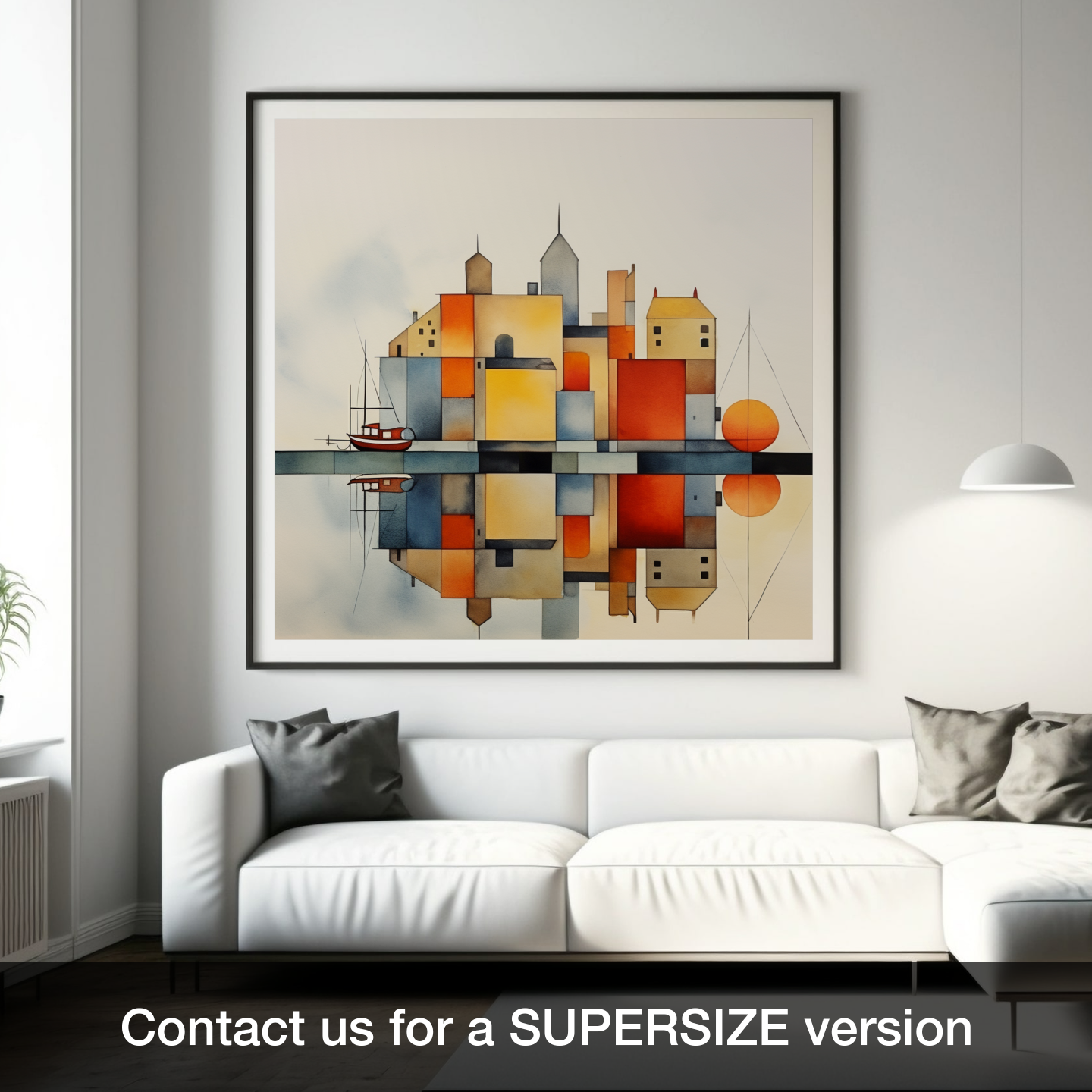 Kirkwall Harbour's Quietude: A Minimalist Reflection