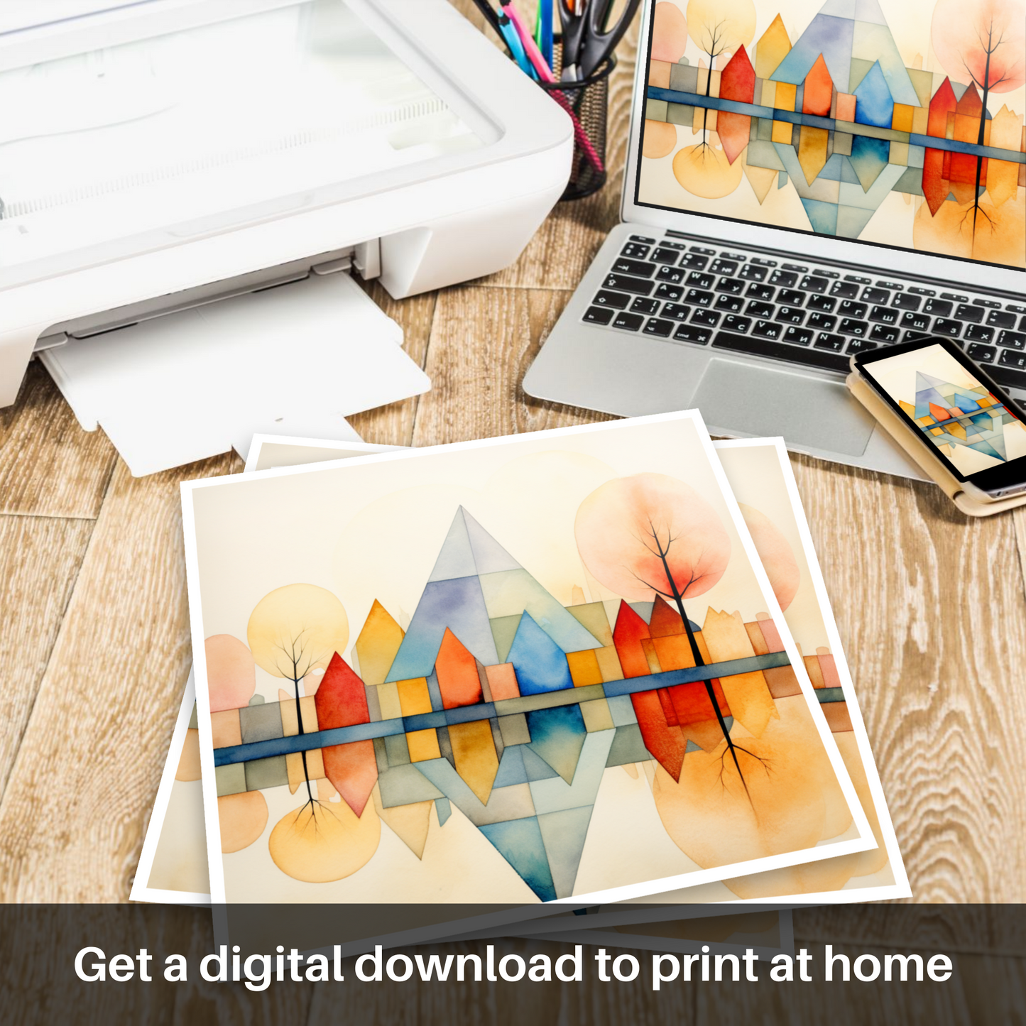 Dundee Reflections: A Symphony of Serenity and Geometry