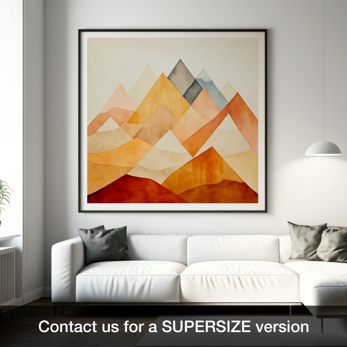 Majestic Minimalism: A Scottish Mountain Abstract