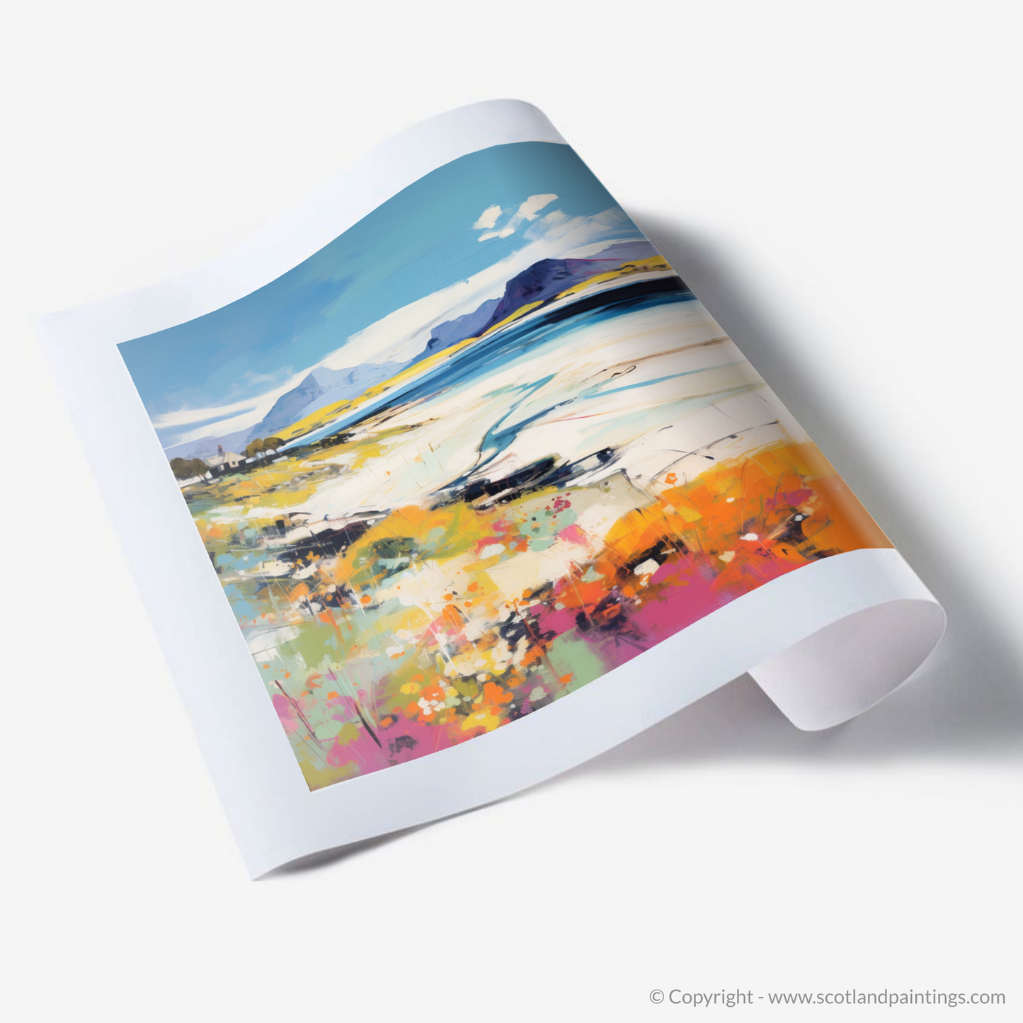 Camusdarach Beach: A Color Field Ode to Scotland's Serenity