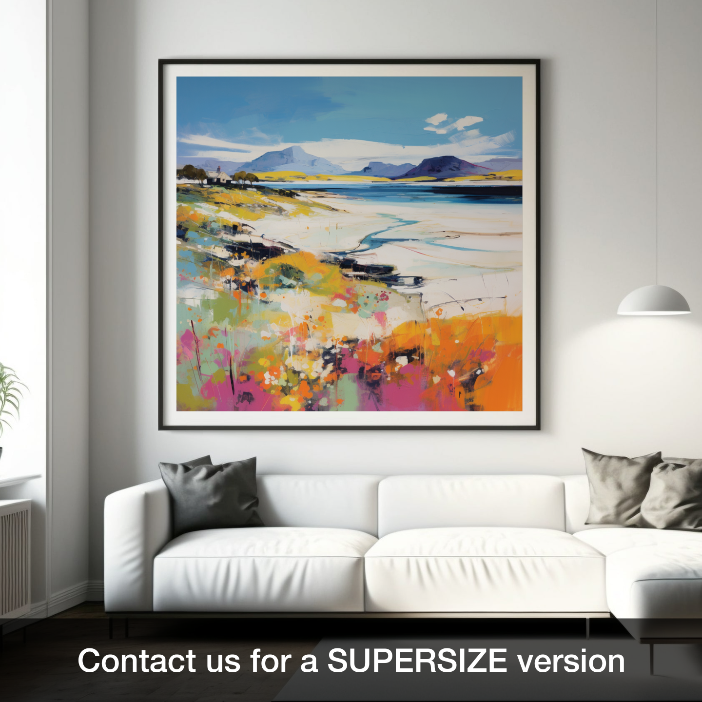 Camusdarach Beach: A Color Field Ode to Scotland's Serenity