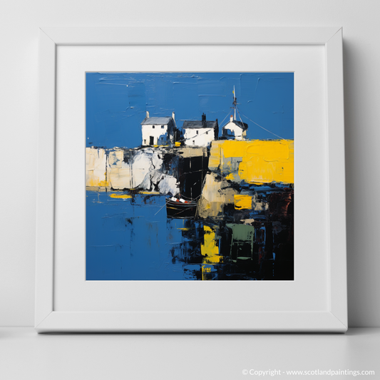 Portsoy Harbour Dreams: An Abstract Impressionist Voyage