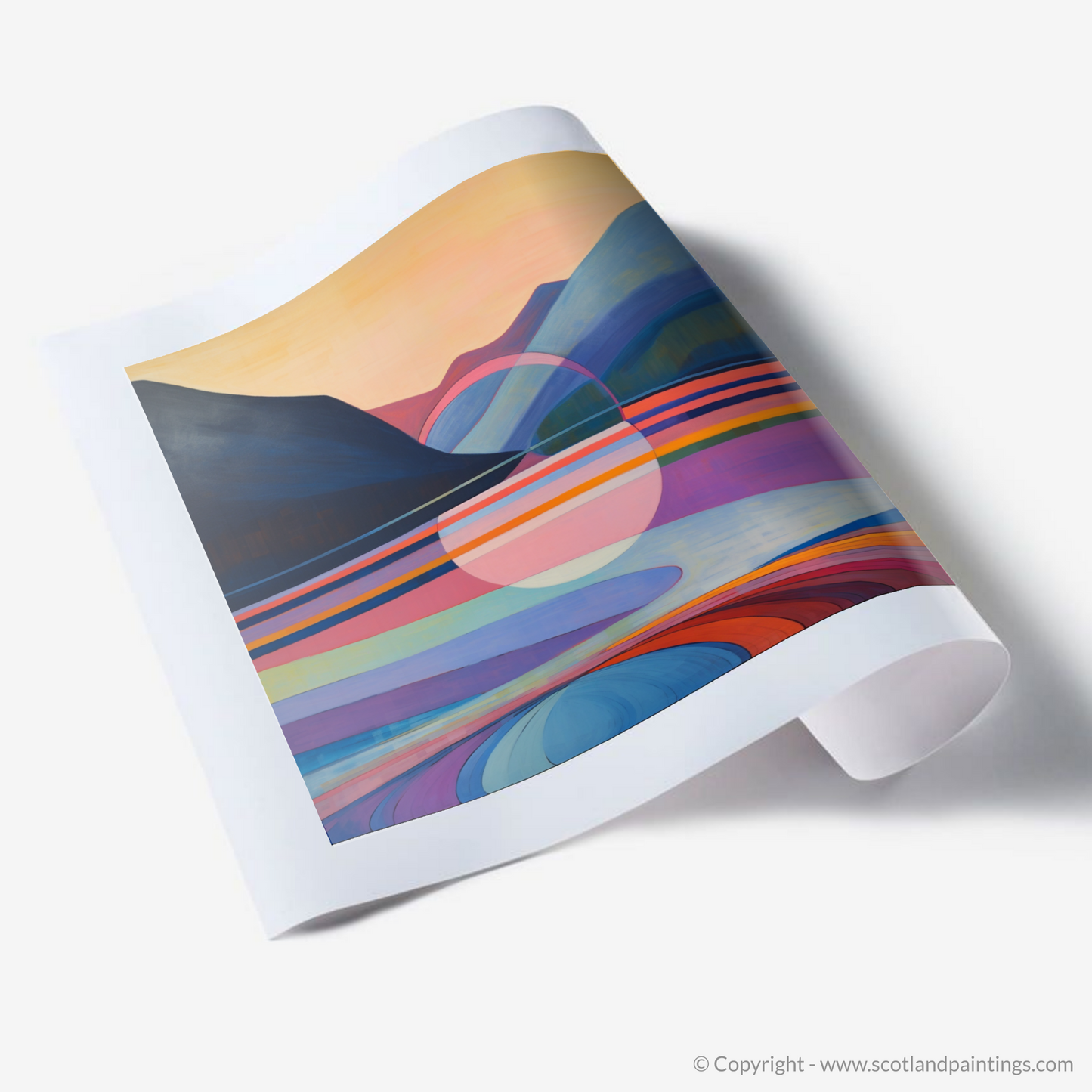 Loch Earn Abstraction: A Color Field Reverie