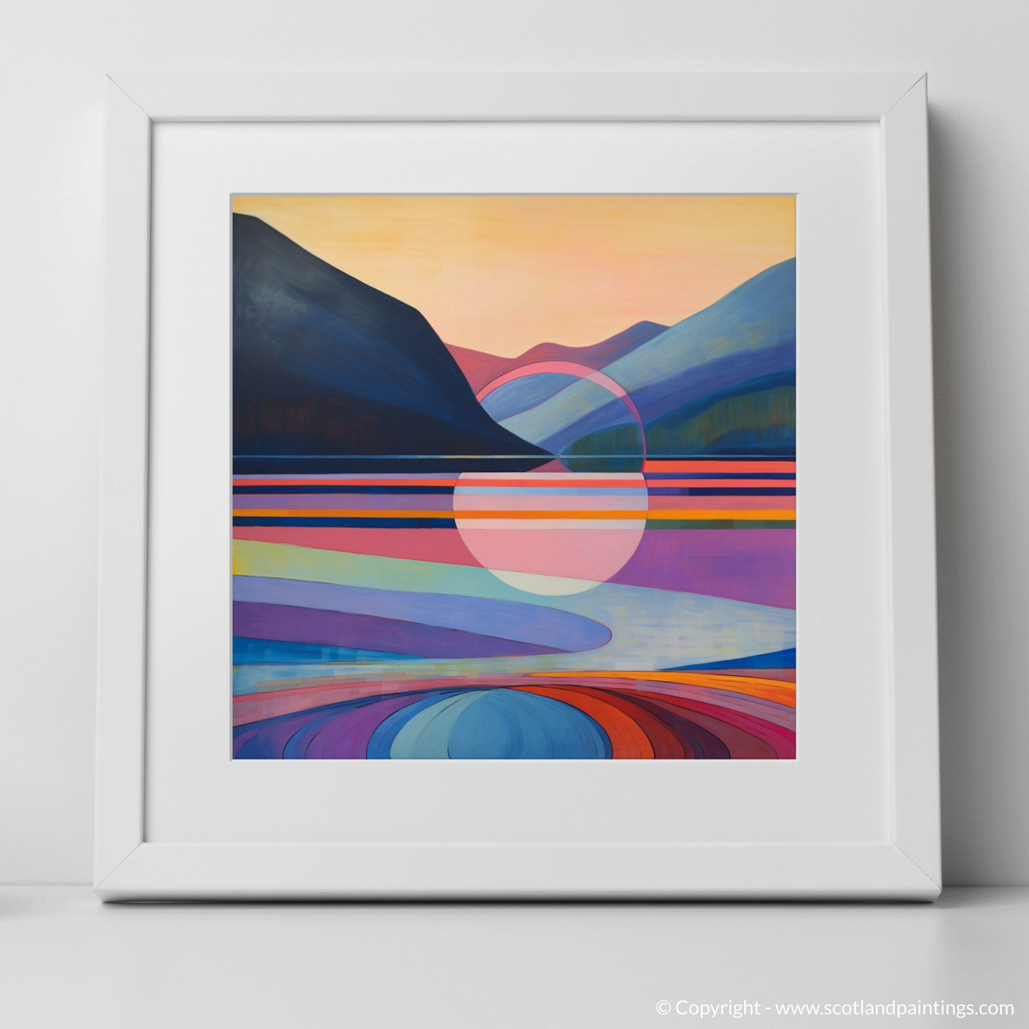 Loch Earn Abstraction: A Color Field Reverie