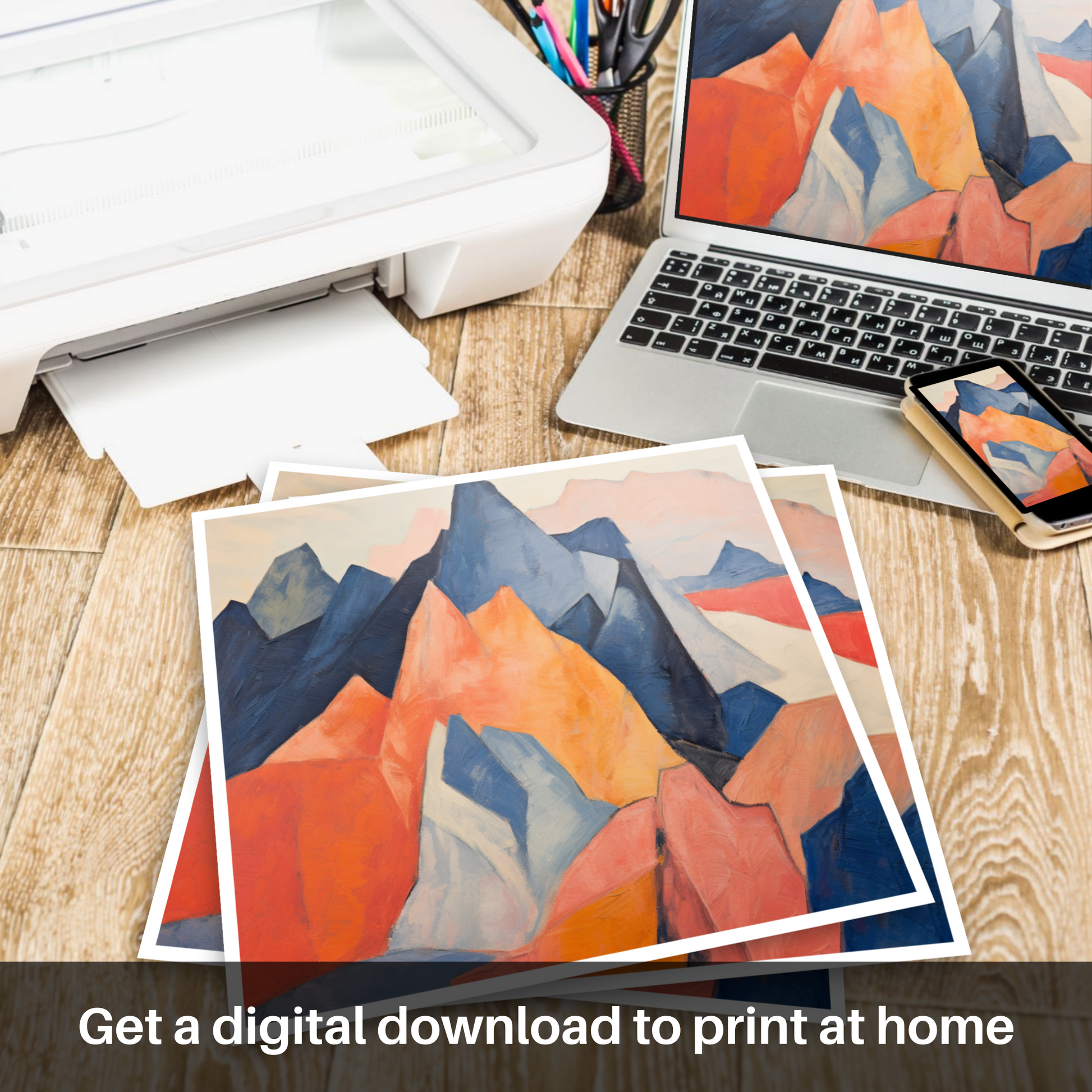 Downloadable and printable picture of Stob Binnein