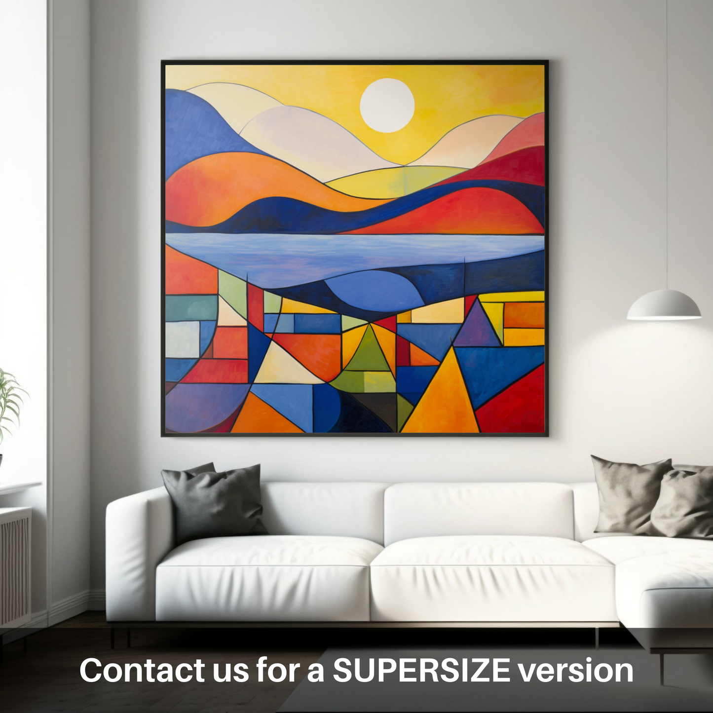 Huge supersize print of Loch Lochy, Highlands in summer