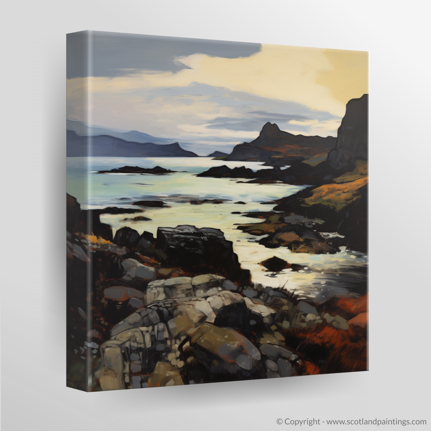 Canvas Print of Isle of Canna, Inner Hebrides