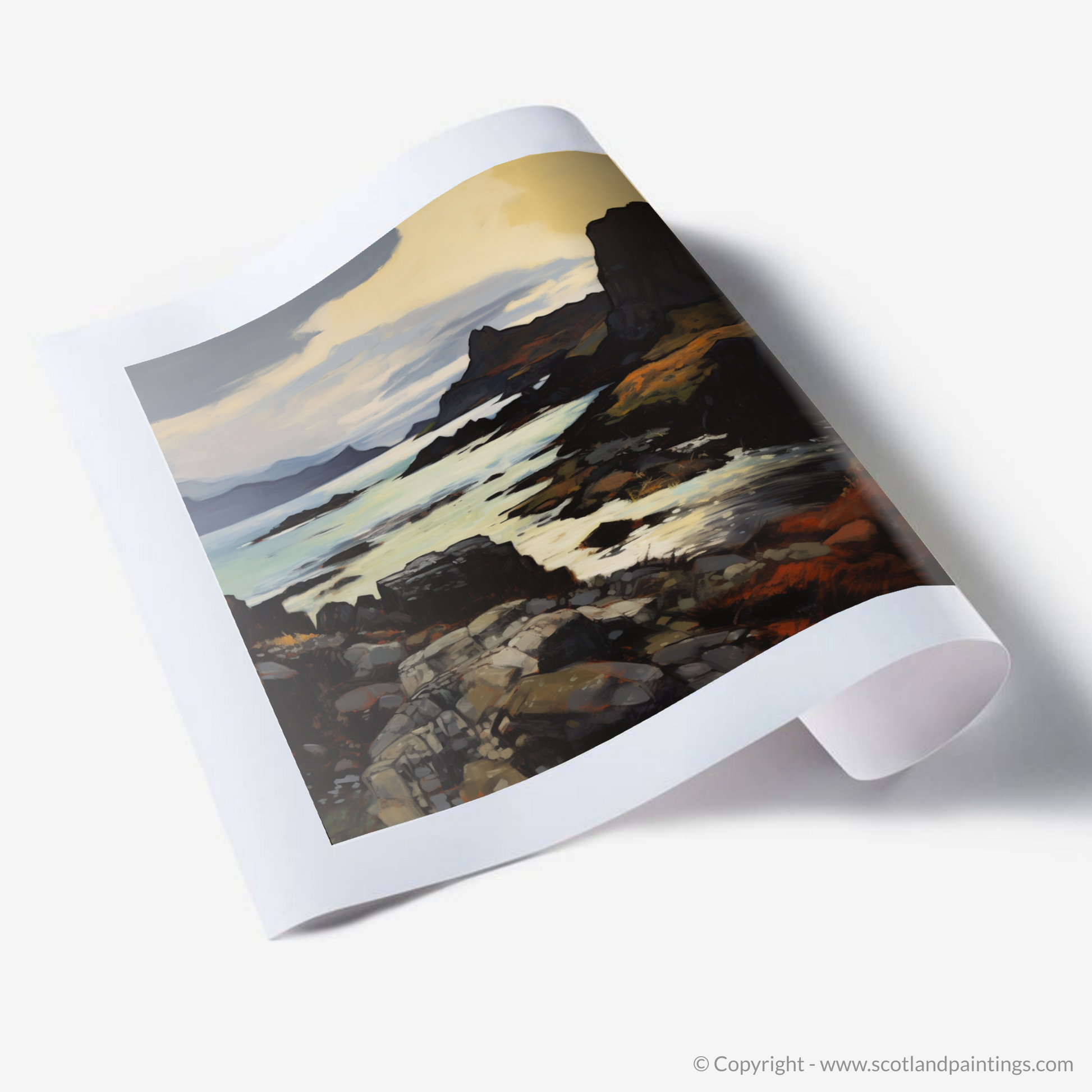 Art Print of Isle of Canna, Inner Hebrides