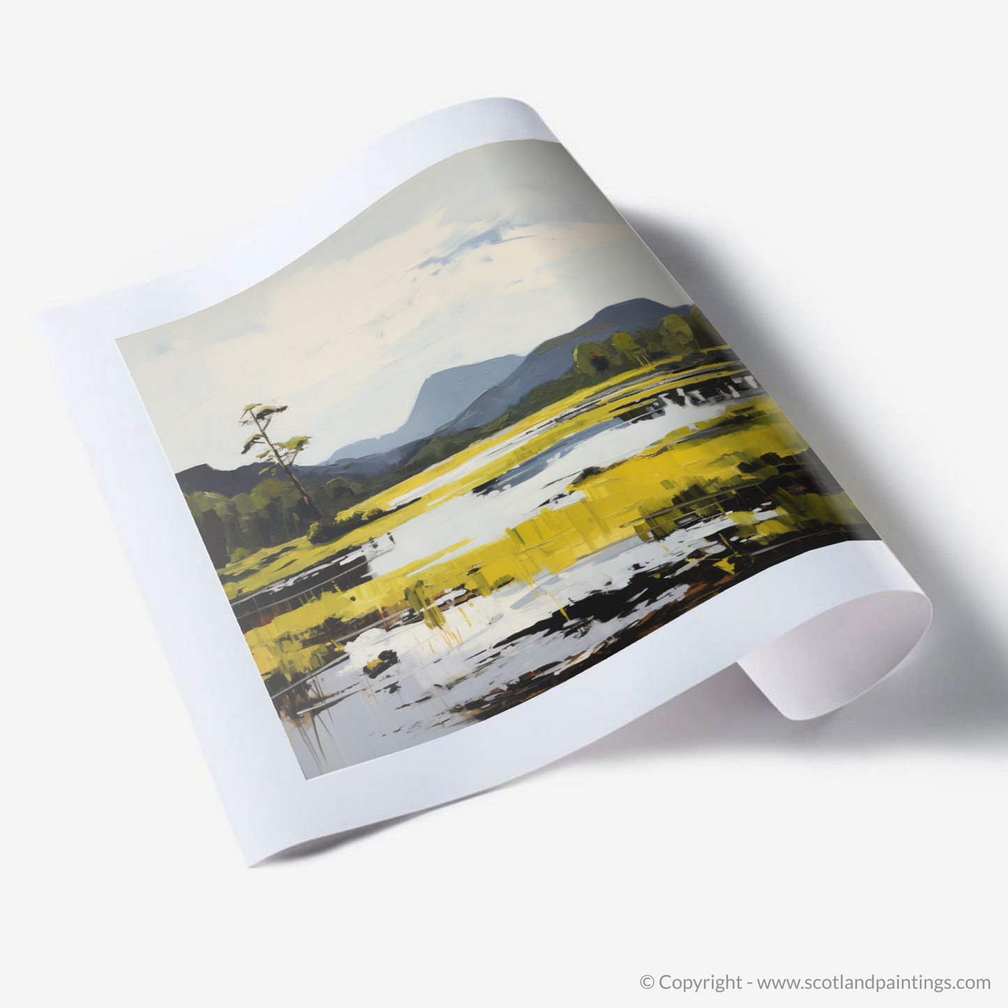Art Print of Loch Ard, Stirling in summer