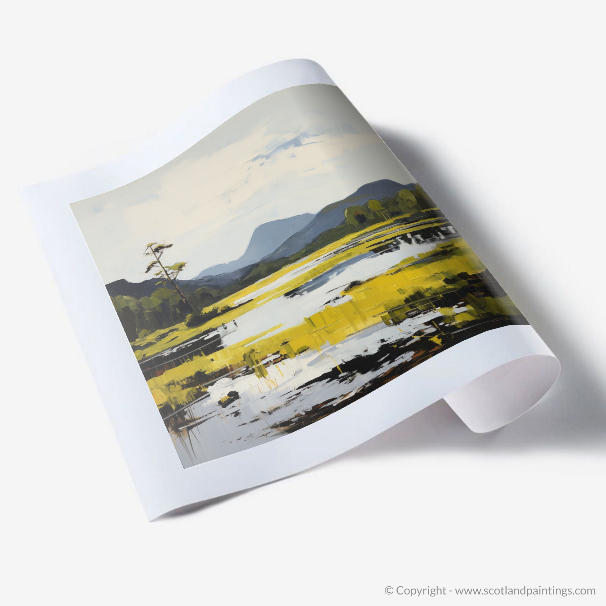 Art Print of Loch Ard, Stirling in summer