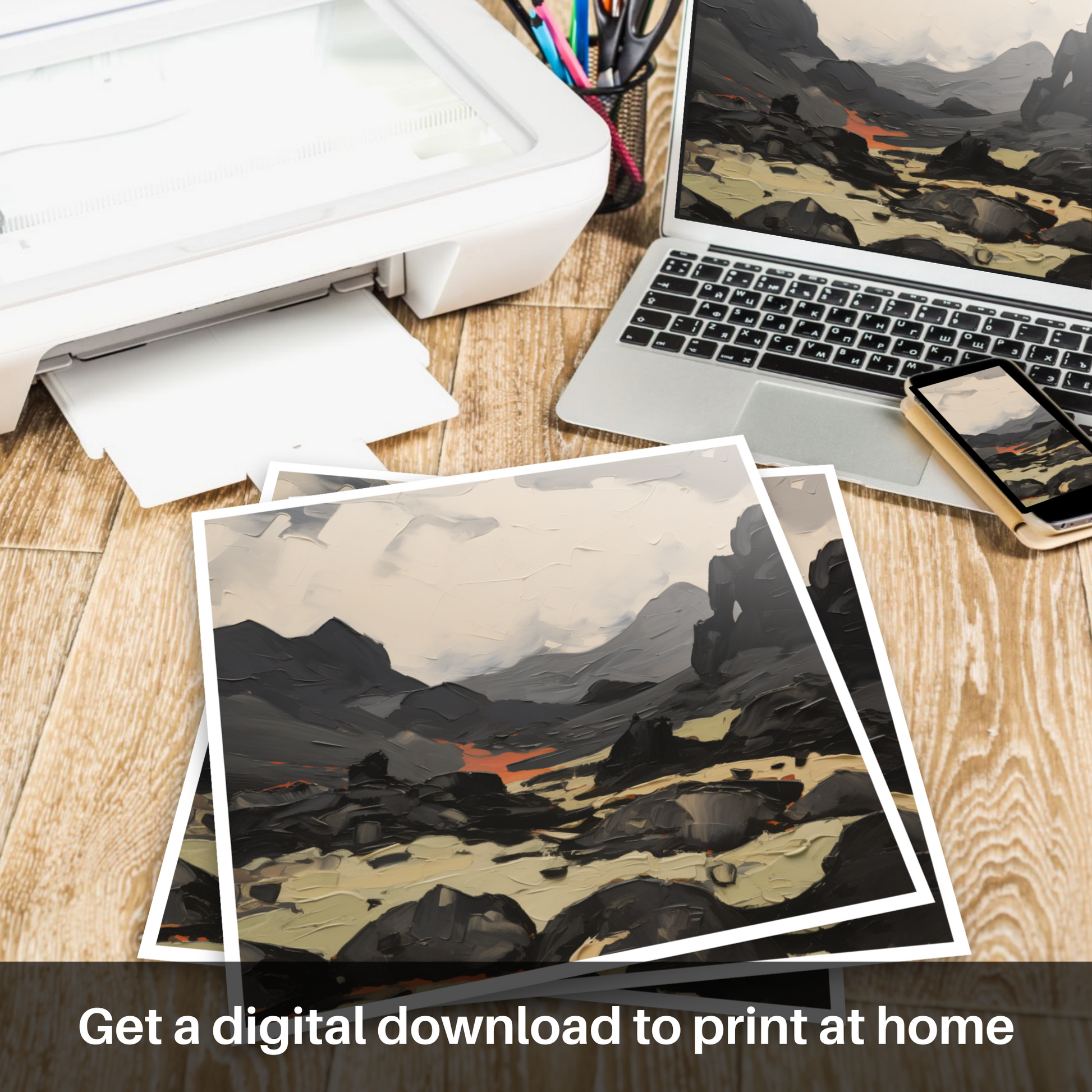 Downloadable and printable picture of Càrn an Tuirc