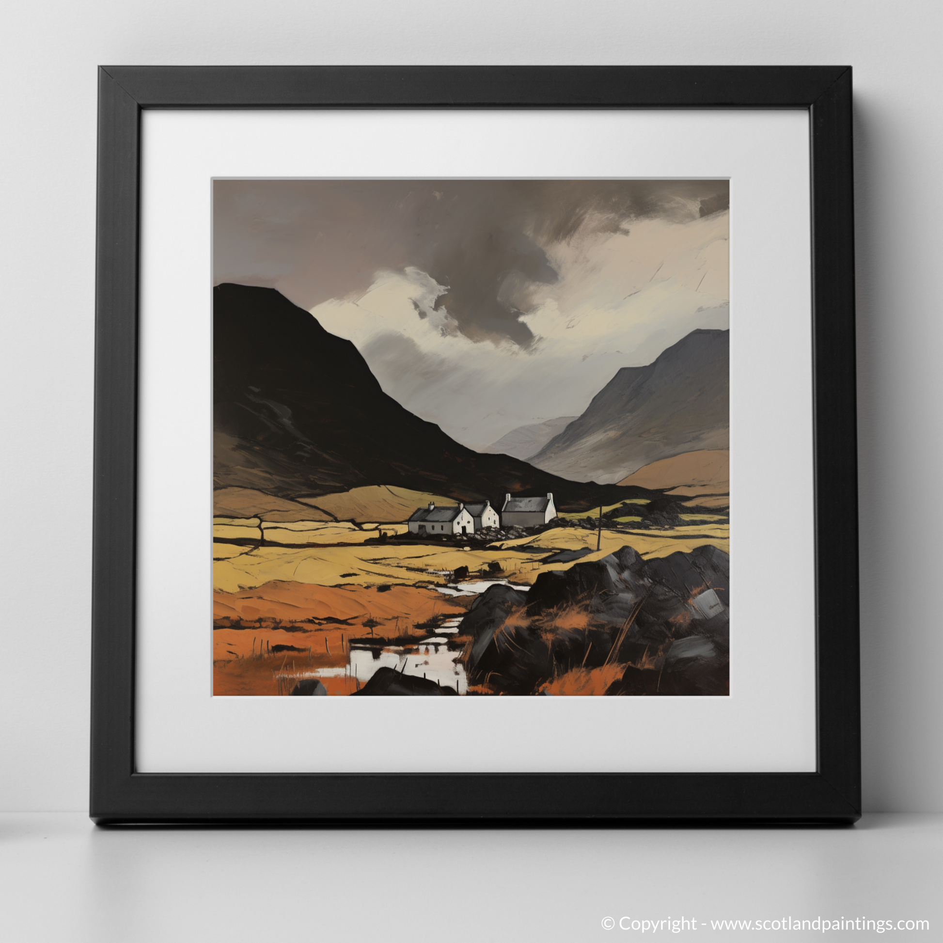 Art Print of Càrn an Tuirc with a black frame