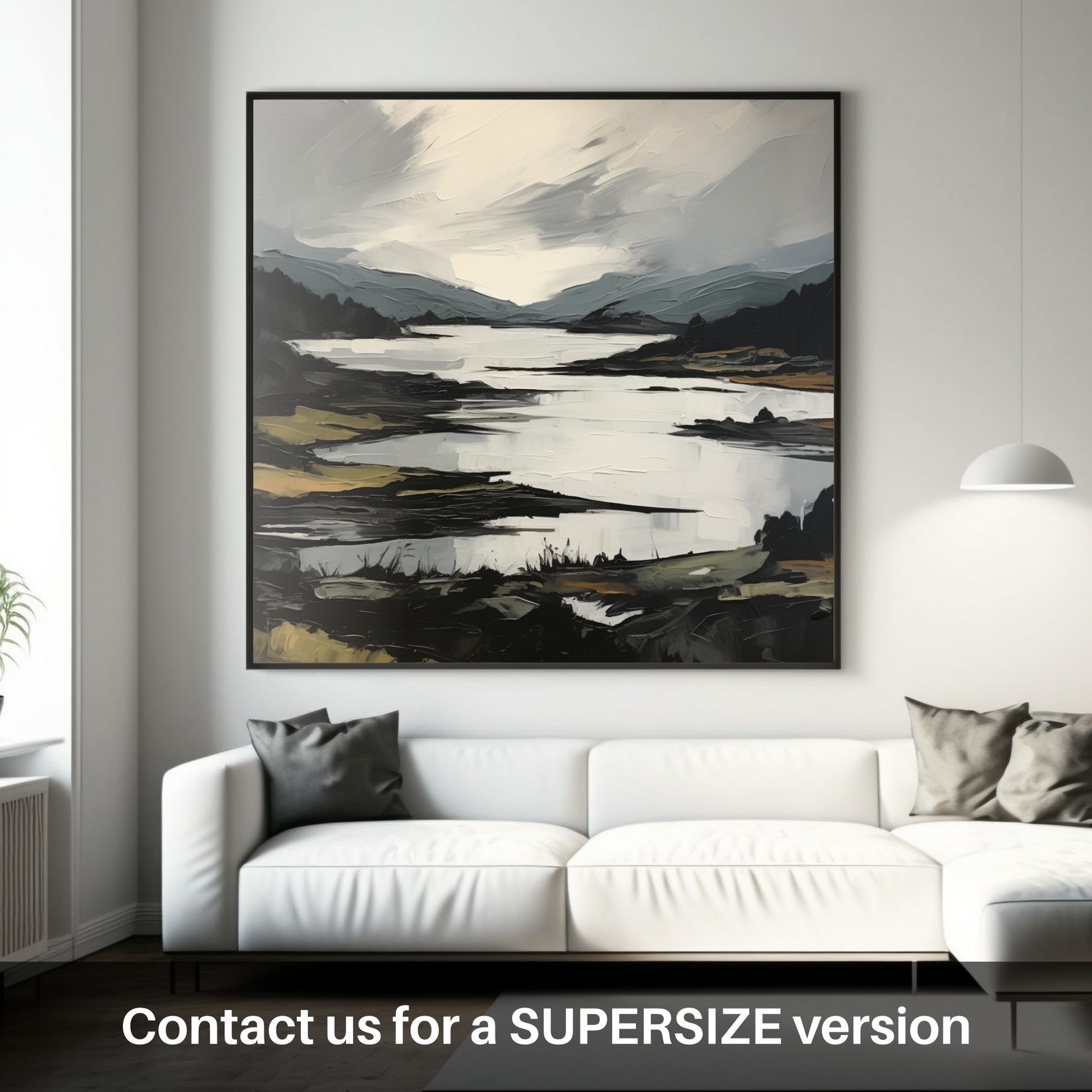 Huge supersize print of Loch Doon, Ayrshire
