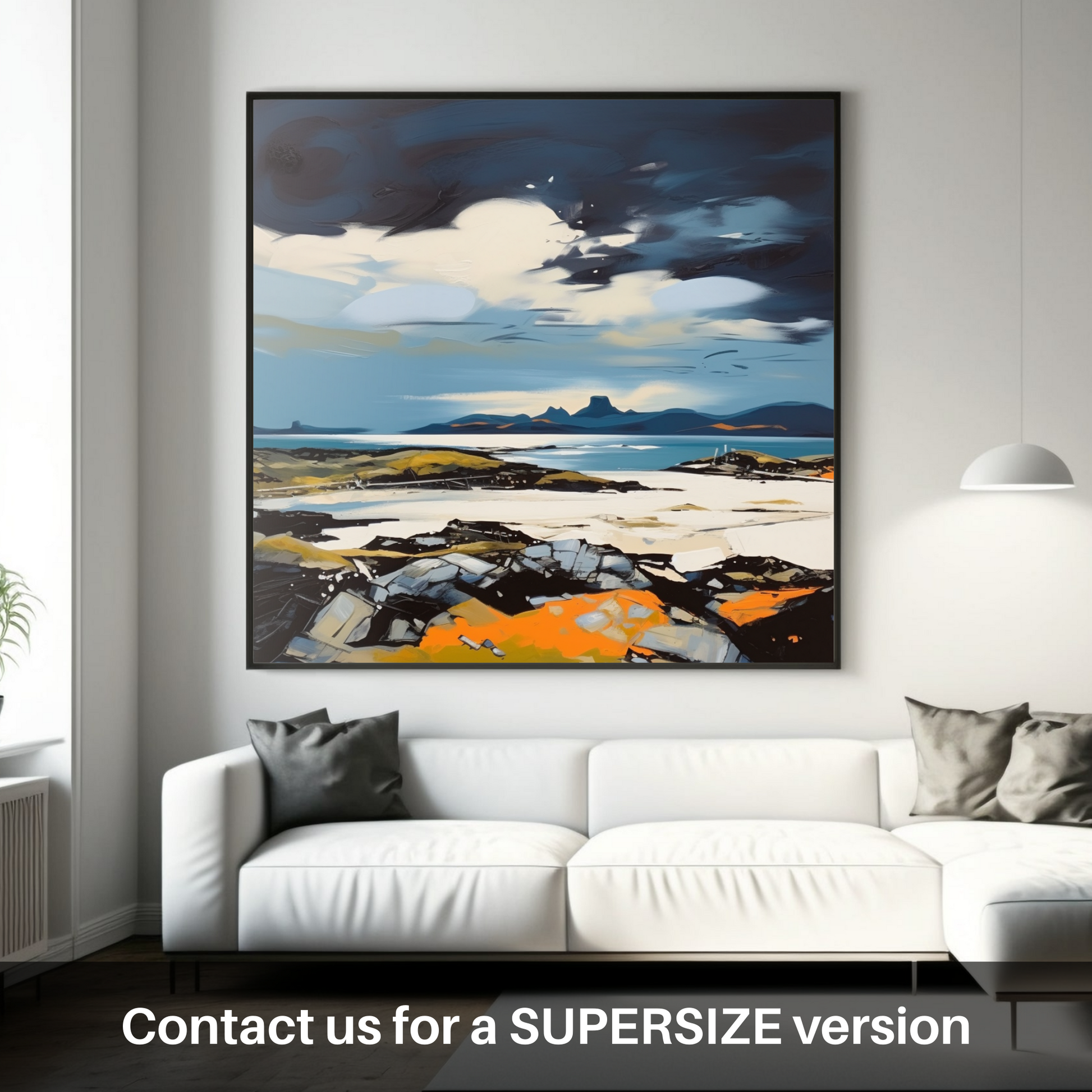 Huge supersize print of Isle of Barra, Outer Hebrides