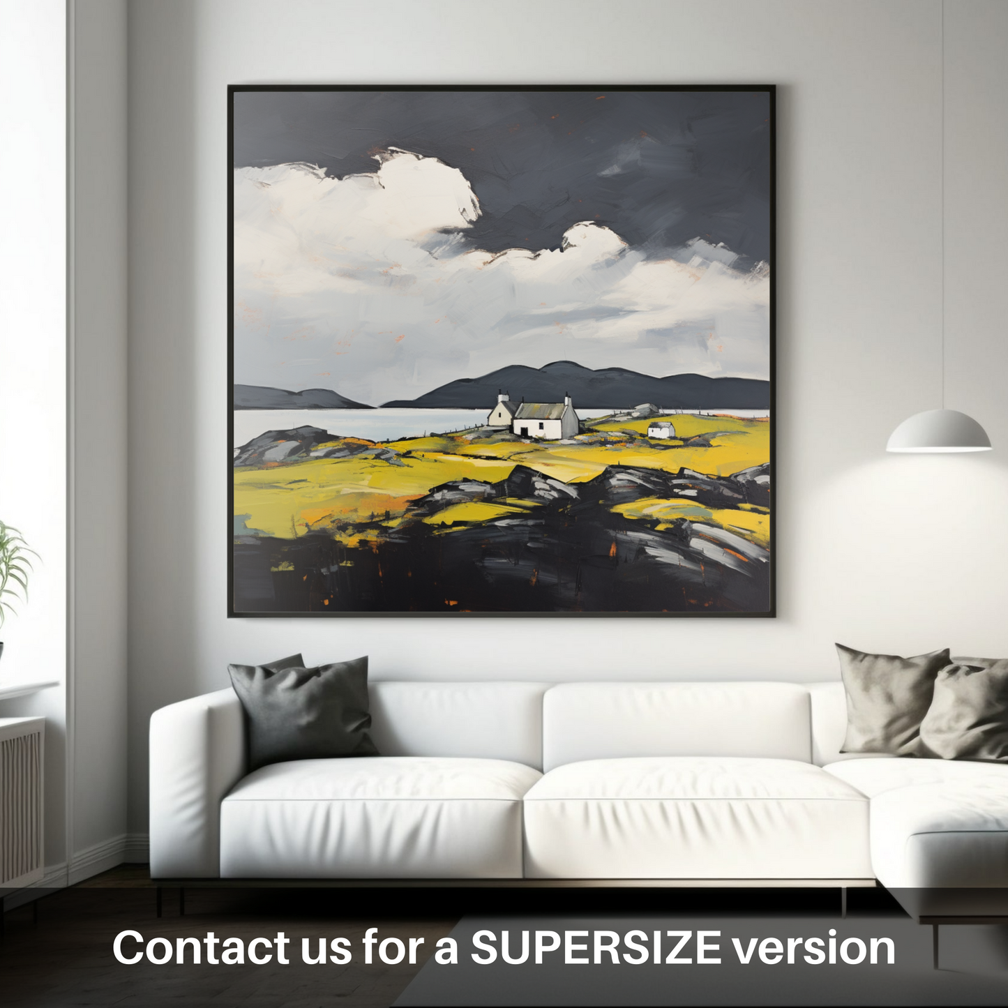 Huge supersize print of Isle of Barra, Outer Hebrides