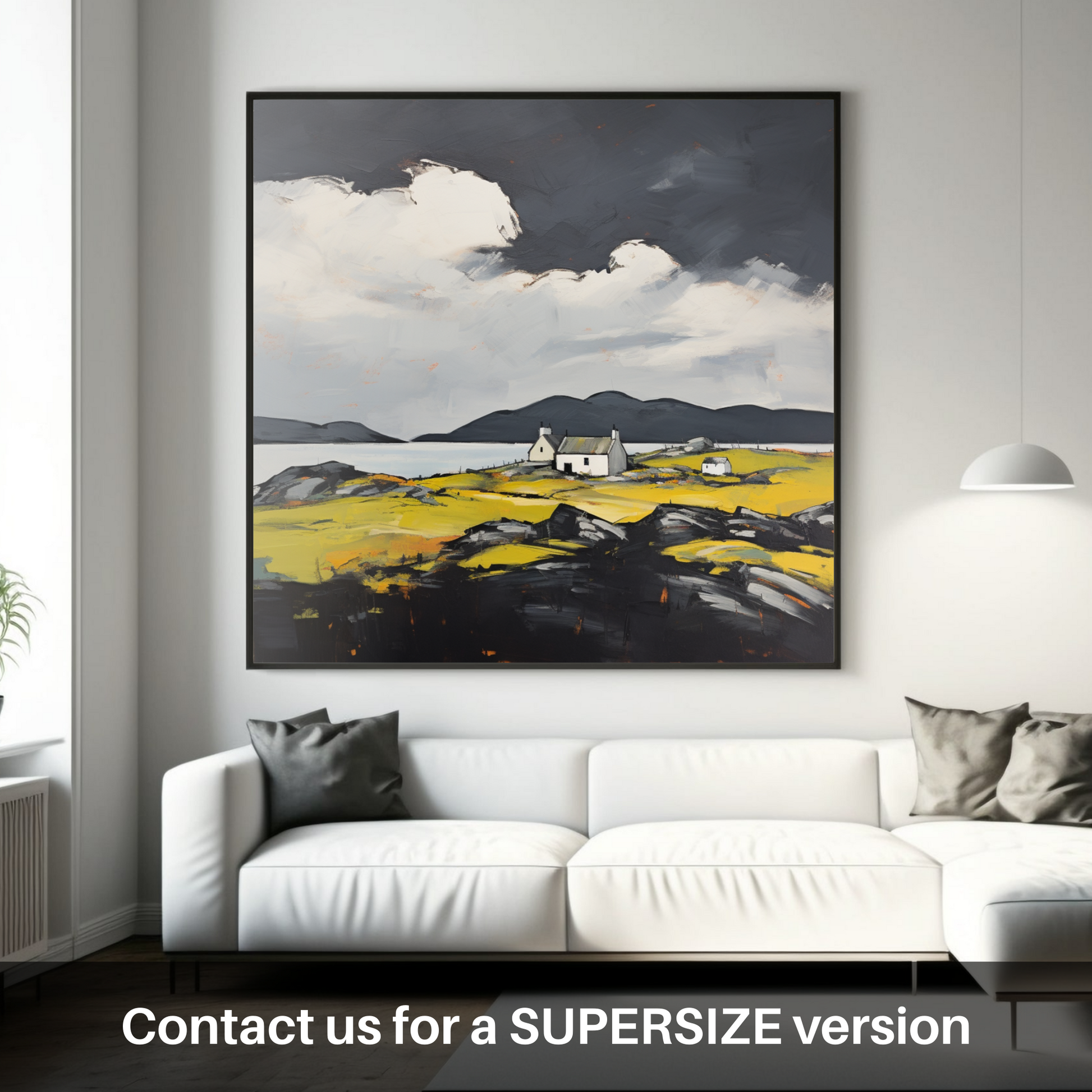 Huge supersize print of Isle of Barra, Outer Hebrides