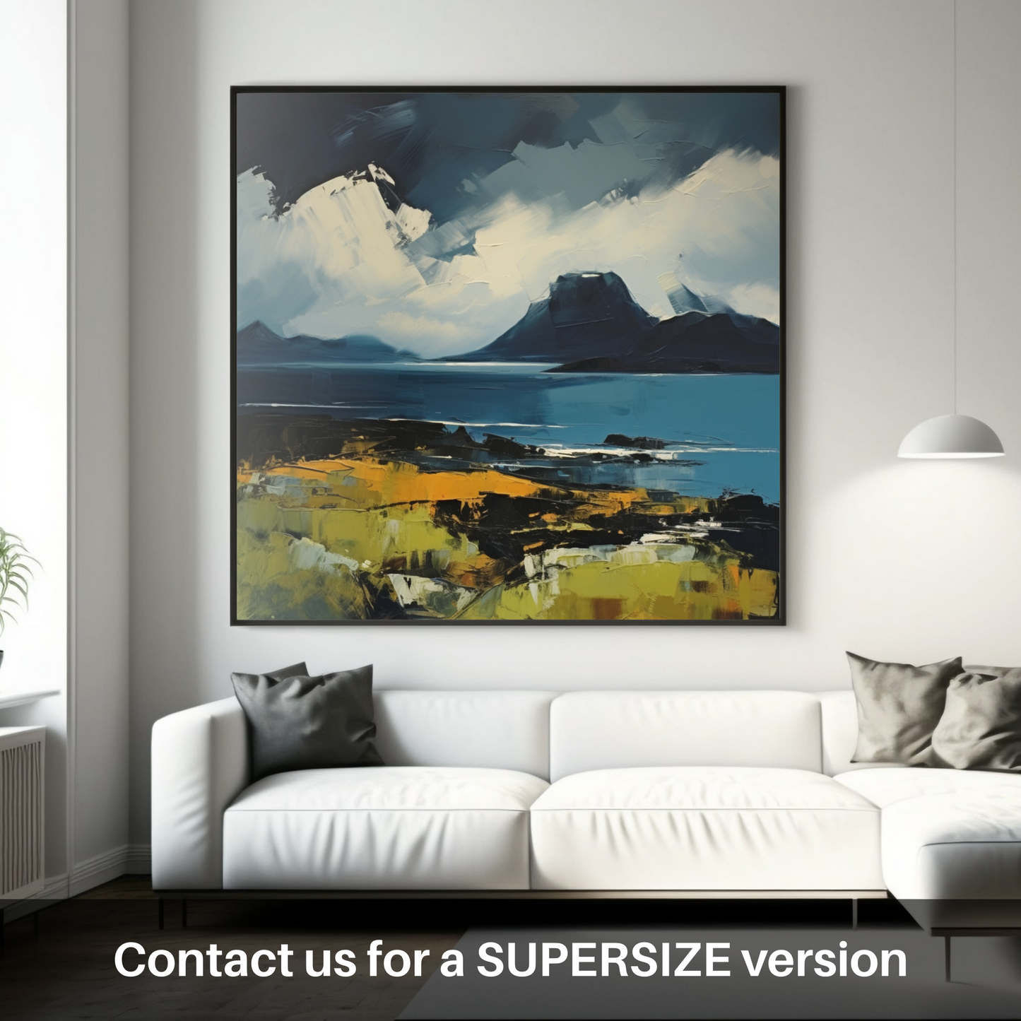 Huge supersize print of Isle of Rum, Inner Hebrides