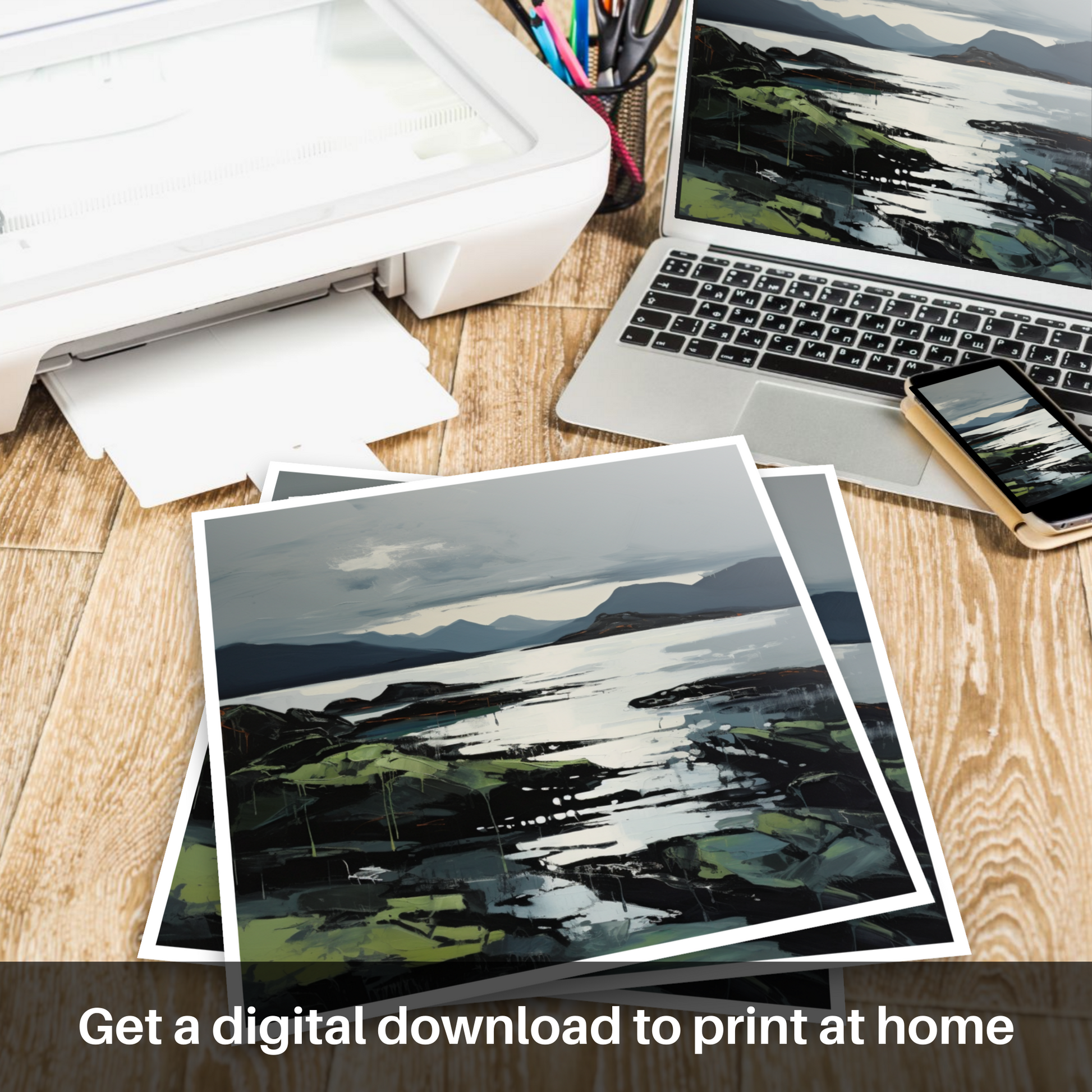 Downloadable and printable picture of Isle of Bute, Firth of Clyde