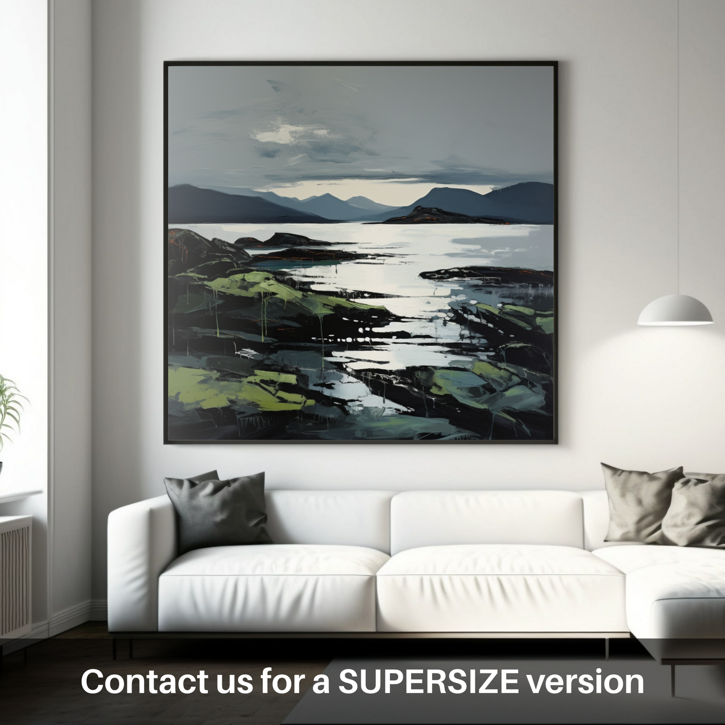 Huge supersize print of Isle of Bute, Firth of Clyde