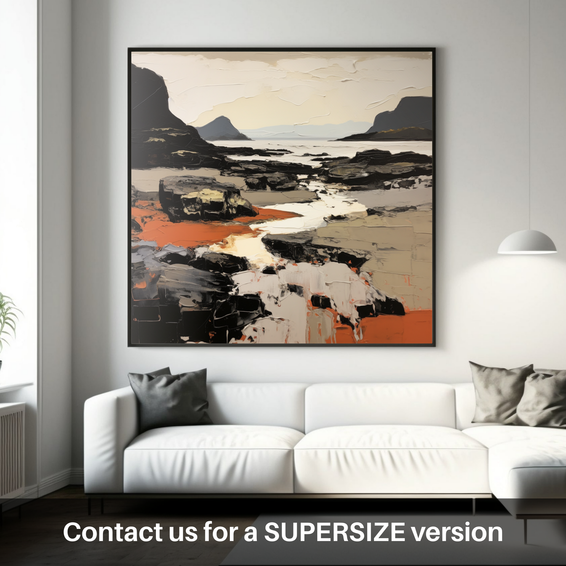 Huge supersize print of Coral Beach, Claigan, Isle of Skye